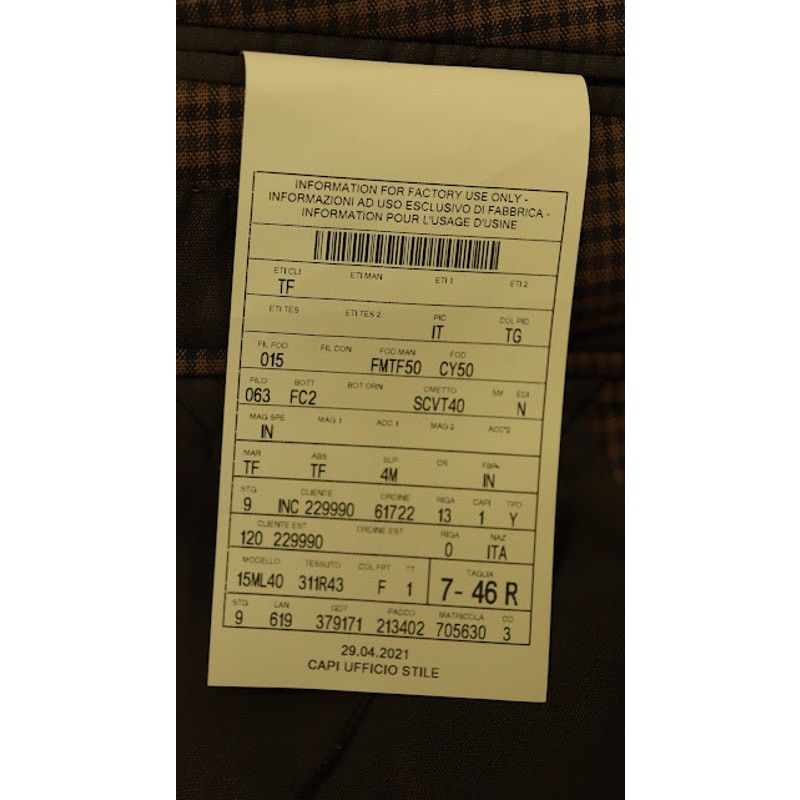 Tom Ford o1rshd1 Suits in Brown/Black Size US S / EU 44-46 / 1 - 25 Thumbnail