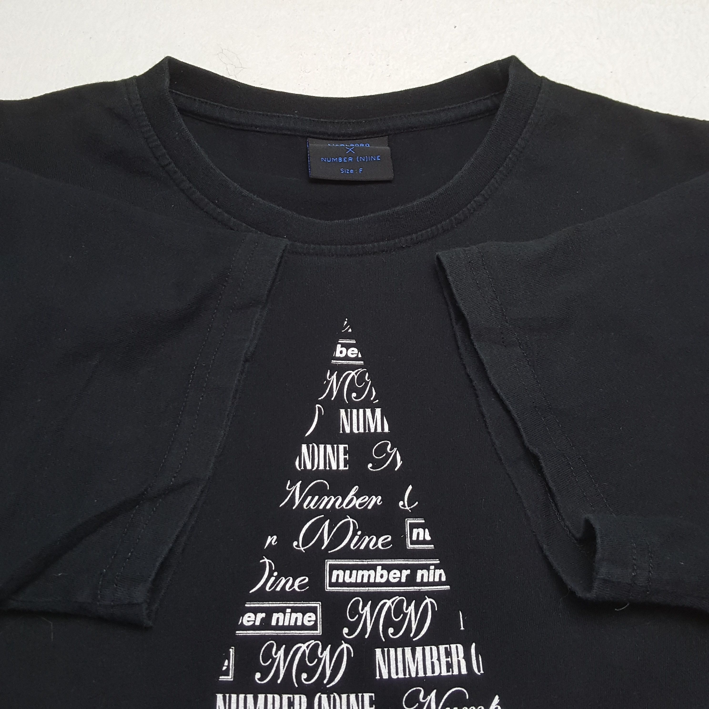 Marlboro × Number (N)ine × Vintage MARLBORO x NUMBER (N)INE Japanese Brand Designer Tshirt Size US L / EU 52-54 / 3 - 6 Thumbnail