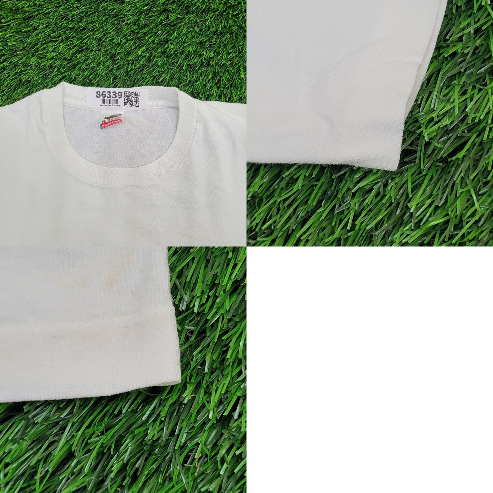 Fruit Of The Loom VINTAGE 90s Naughty Graphic Tee Women Large White 20x27 Crew Neck Short Sleeve Size L / US 10 / IT 46 - 9 Thumbnail