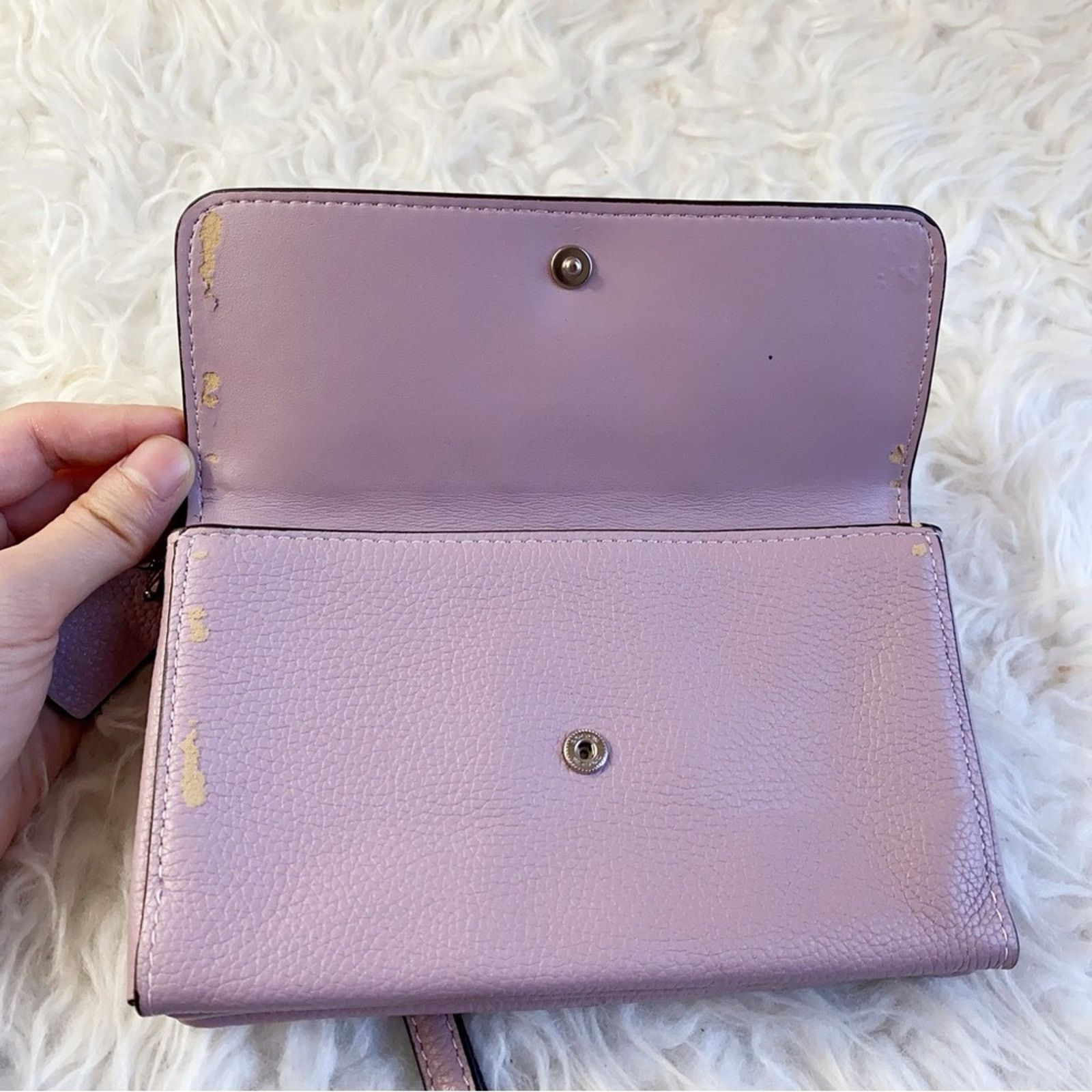 Coach Coach Clutch with Gold Hardware and Wrist Strap Size ONE SIZE - 8 Thumbnail