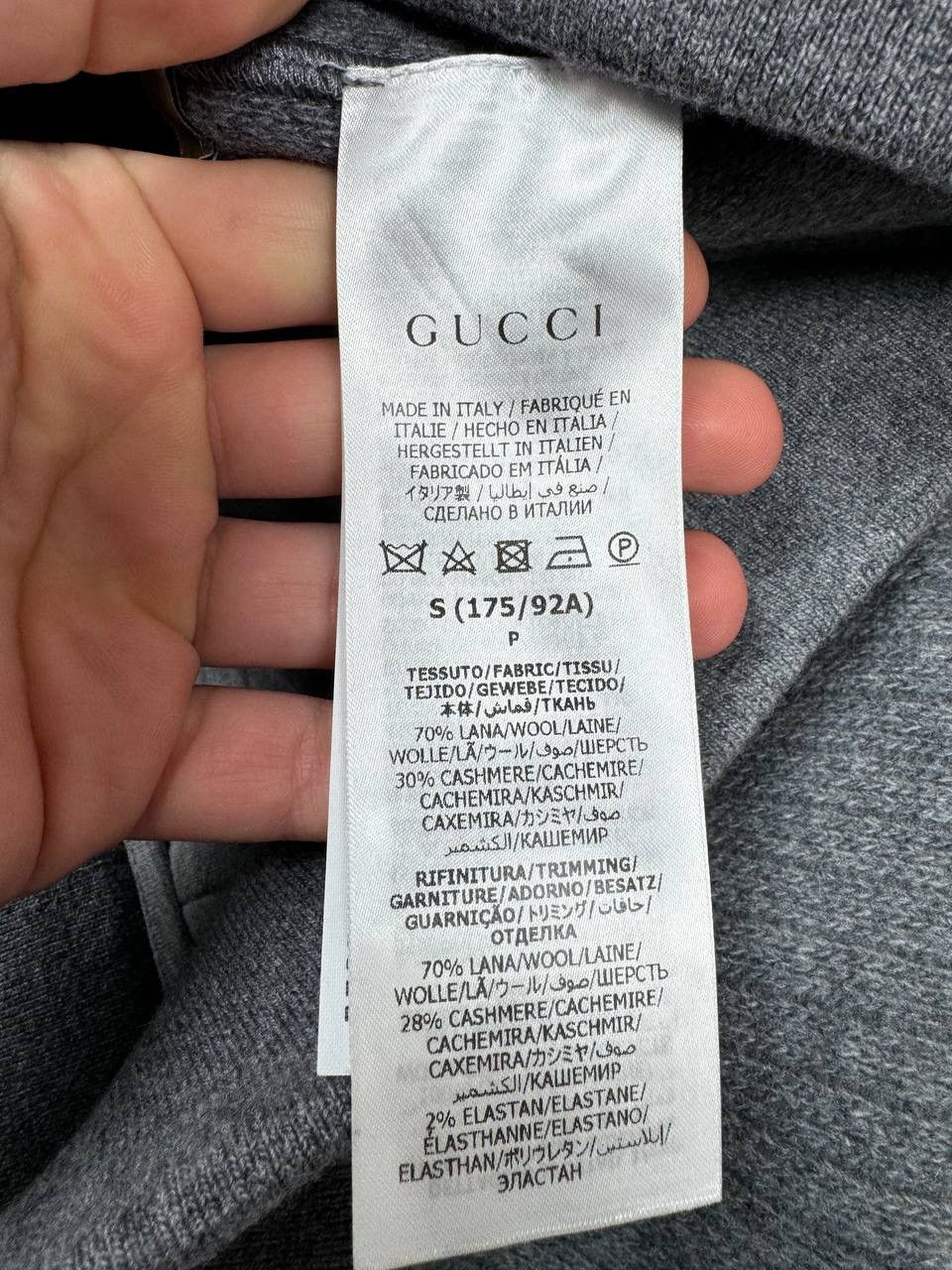 Gucci Gucci Web Cashmere Knit Hoodie Size US M / EU 48-50 / 2 - 9 Thumbnail