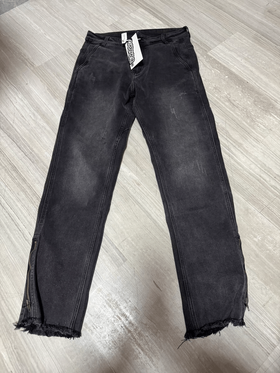 Jean × Vintage Zipper utility punk grunge bootcut skate hiphop jeans Size US 38 / EU 54 - 6 Thumbnail