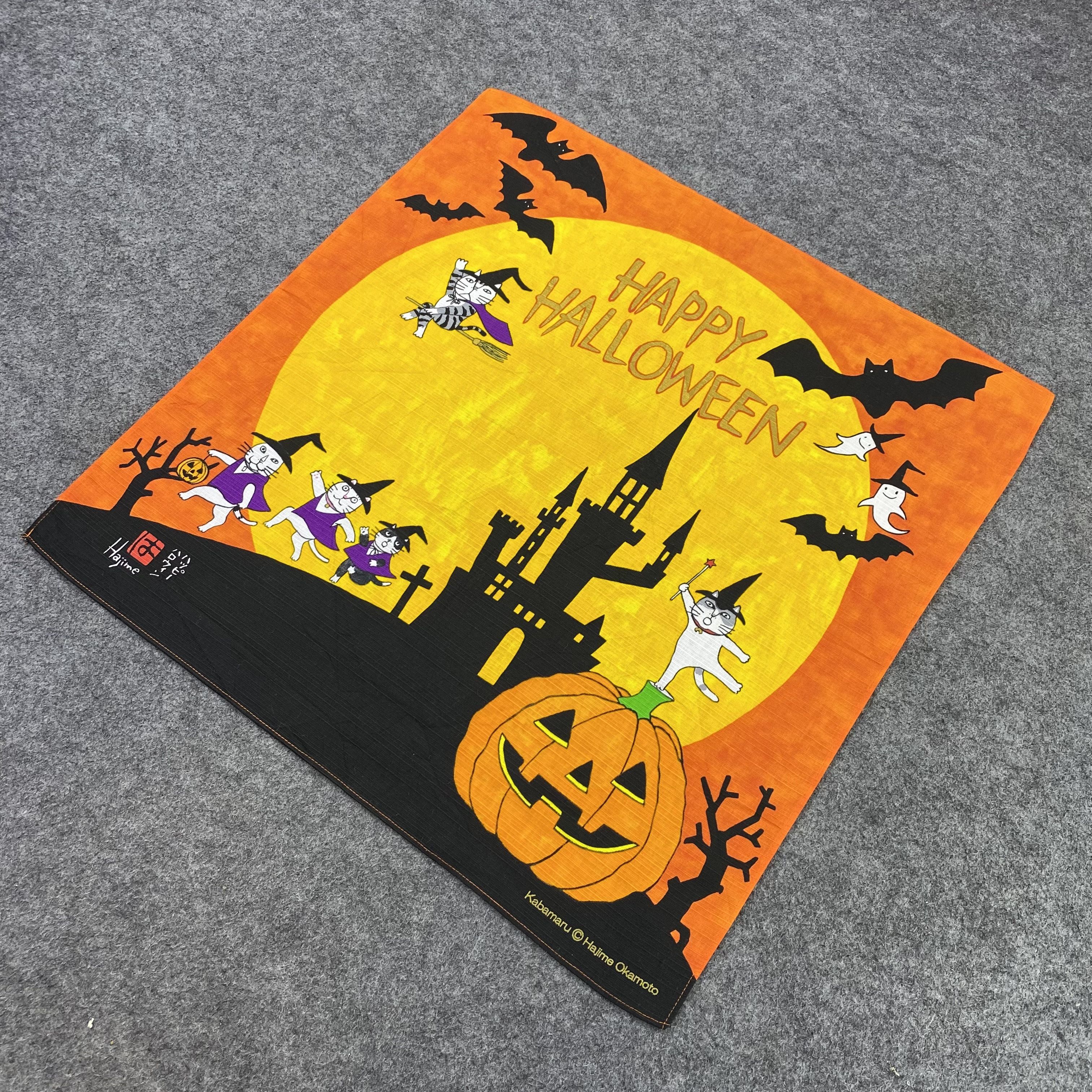 Anime Happy Halloween Bandana Handkerchief-B1449 Size ONE SIZE - 2 Thumbnail