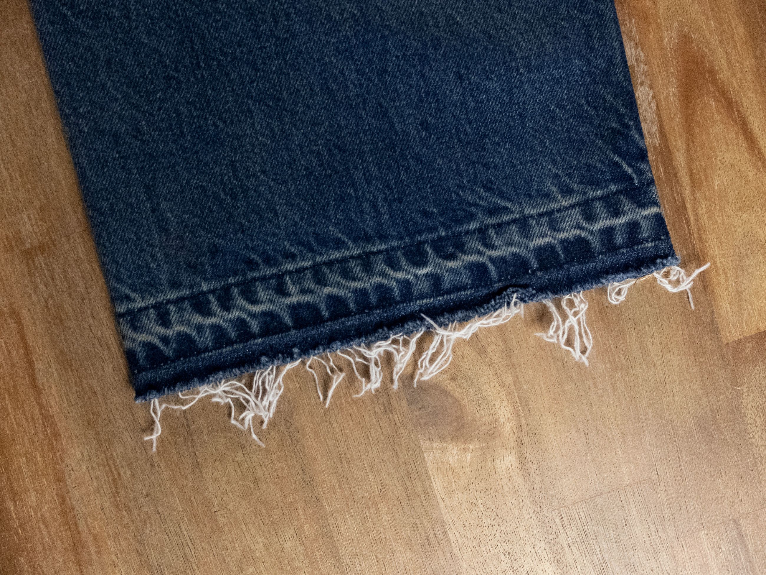 Amiri AMIRI dark blue released hem straight jeans Size 32 Size US 32 / EU 48 - 11 Thumbnail