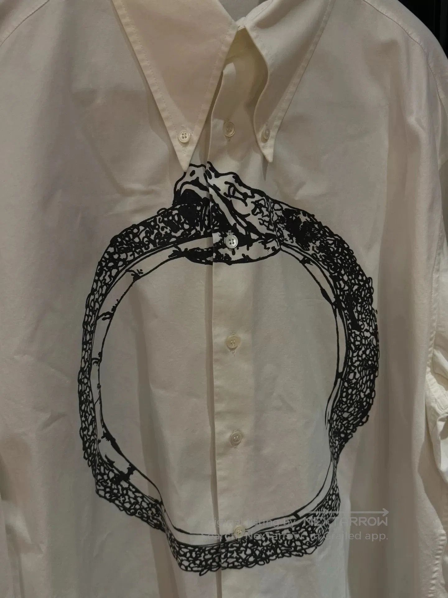 MM6 snake print long shirt by MM6 Maison Margiela. Size M / US 6-8 / IT 42-44 - 2 Thumbnail