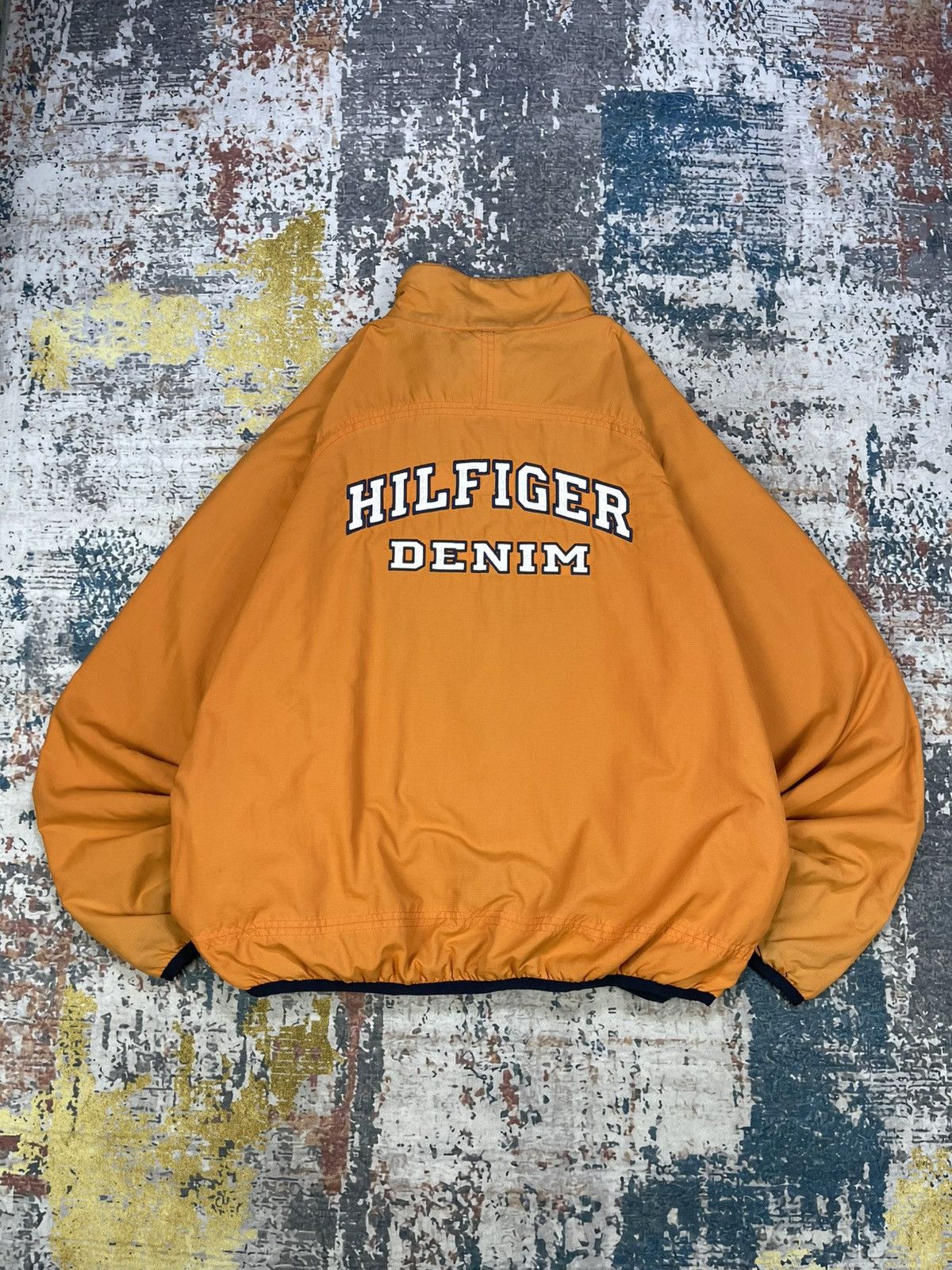 Tommy Hilfiger Vtg Tommy Hilfiger Denim Reversible Jackets Size US XL / EU 56 / 4 - 6 Thumbnail