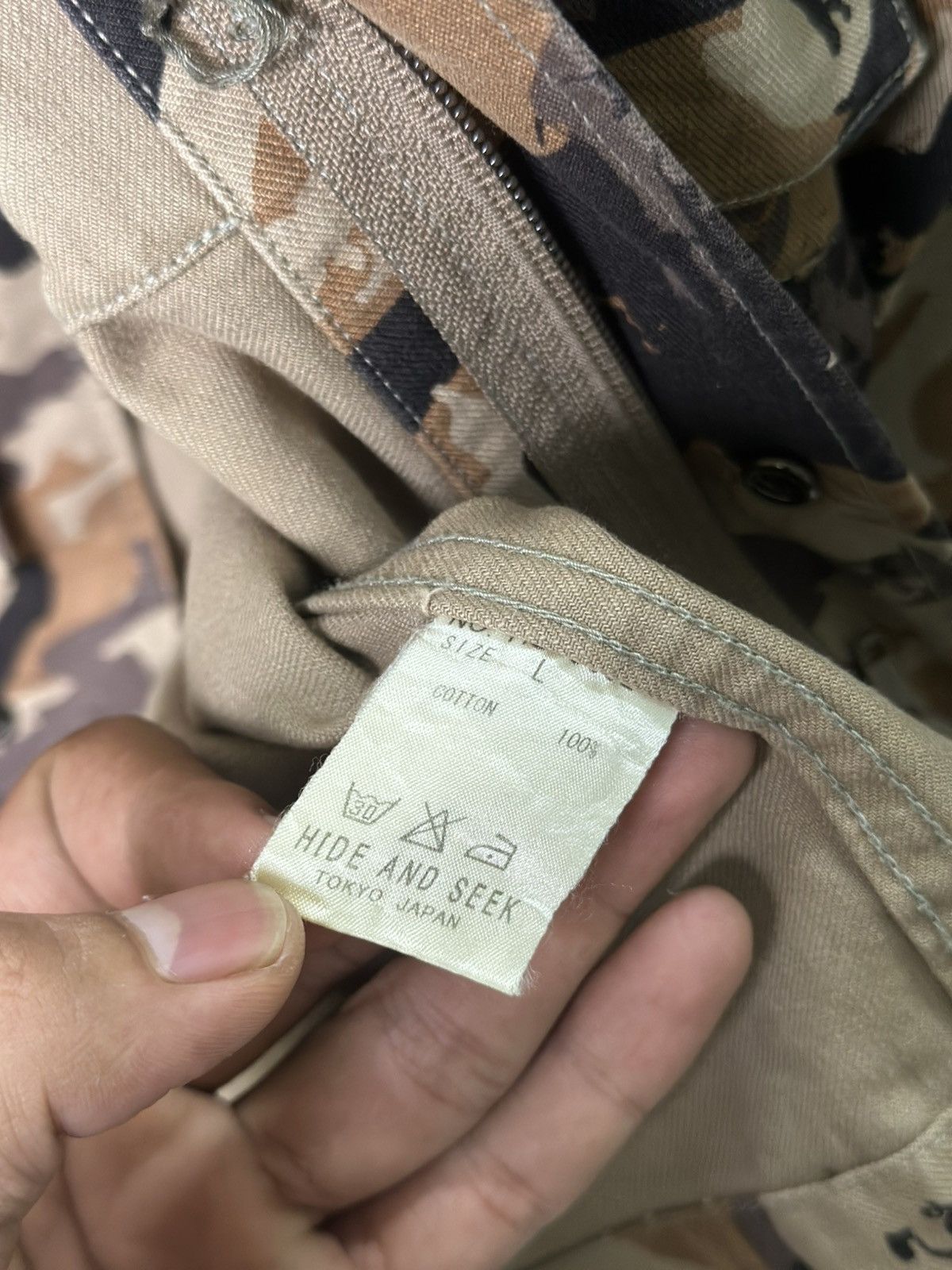 Japanese Brand RARE Hide and Seek Japan Vtg Military Workwear Jacket Size US L / EU 52-54 / 3 - 18 Thumbnail