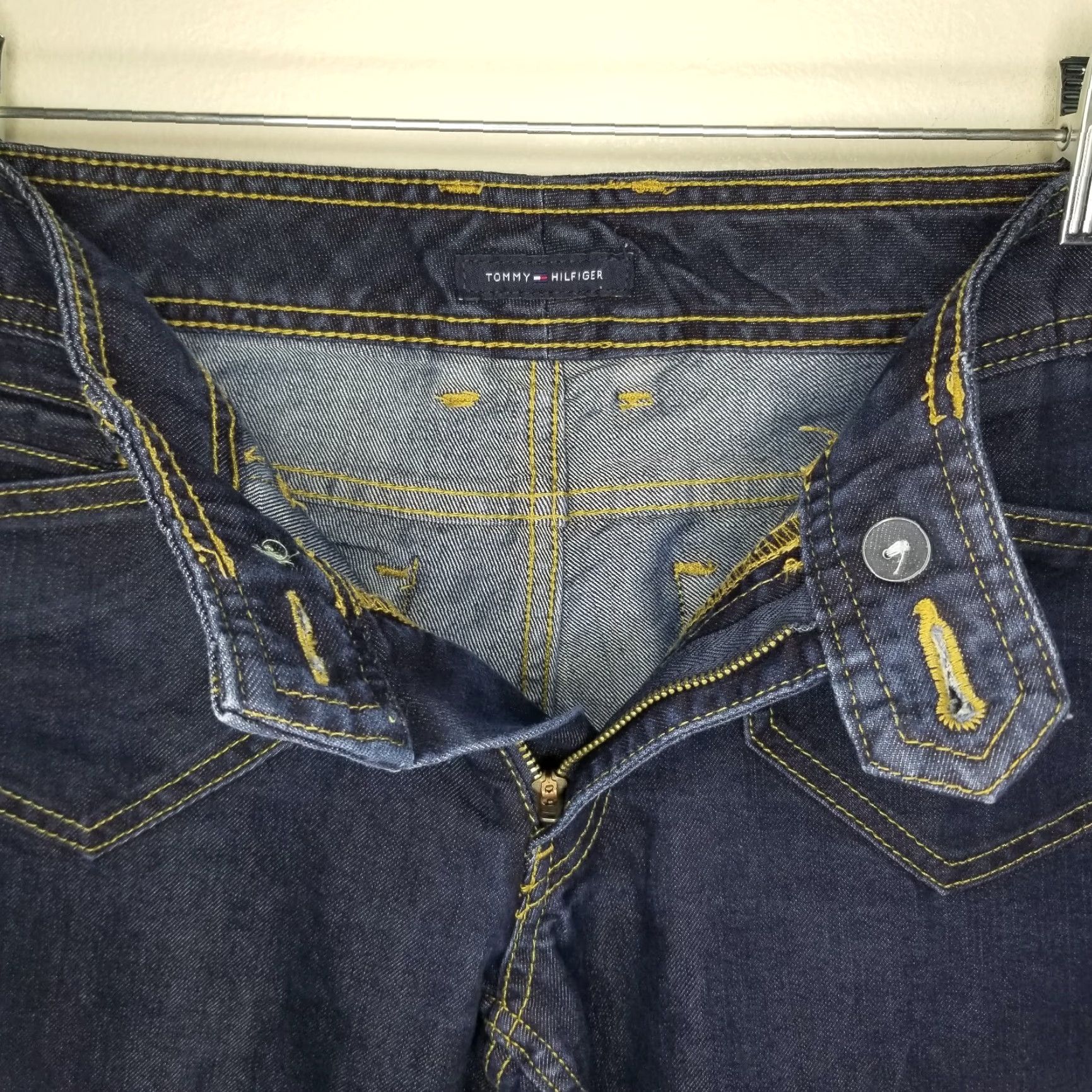Tommy Hilfiger Tommy Hilfiger Womens Jeans Bootcut Dark Blue Size 30 Size 30" / US 8 / IT 44 - 3 Thumbnail