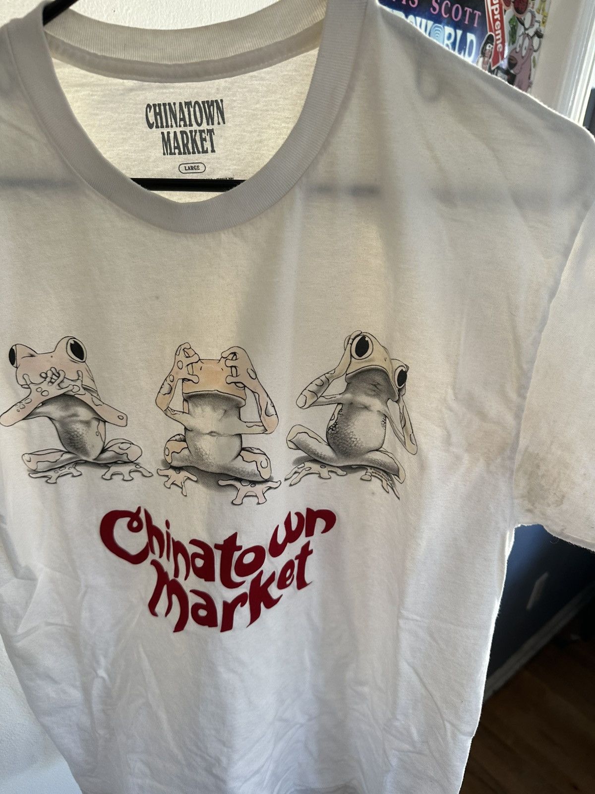 Market Chinatown Market Frogs tee Size US L / EU 52-54 / 3 - 5 Thumbnail