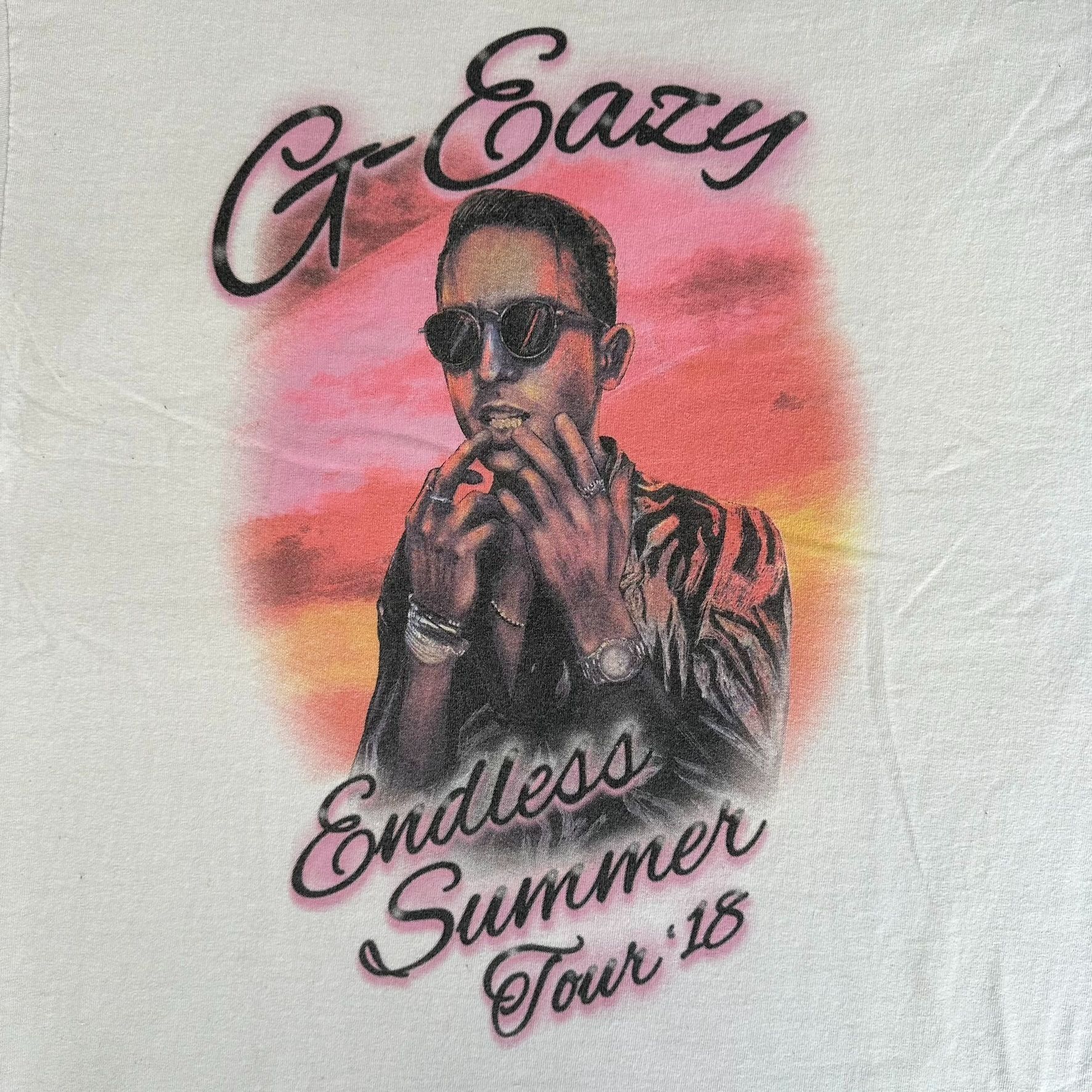 G-Eazy G-Eazy Endless Summer Tour 2018 T-Shirt White M Airbrush Rap Size US M / EU 48-50 / 2 - 2 Thumbnail
