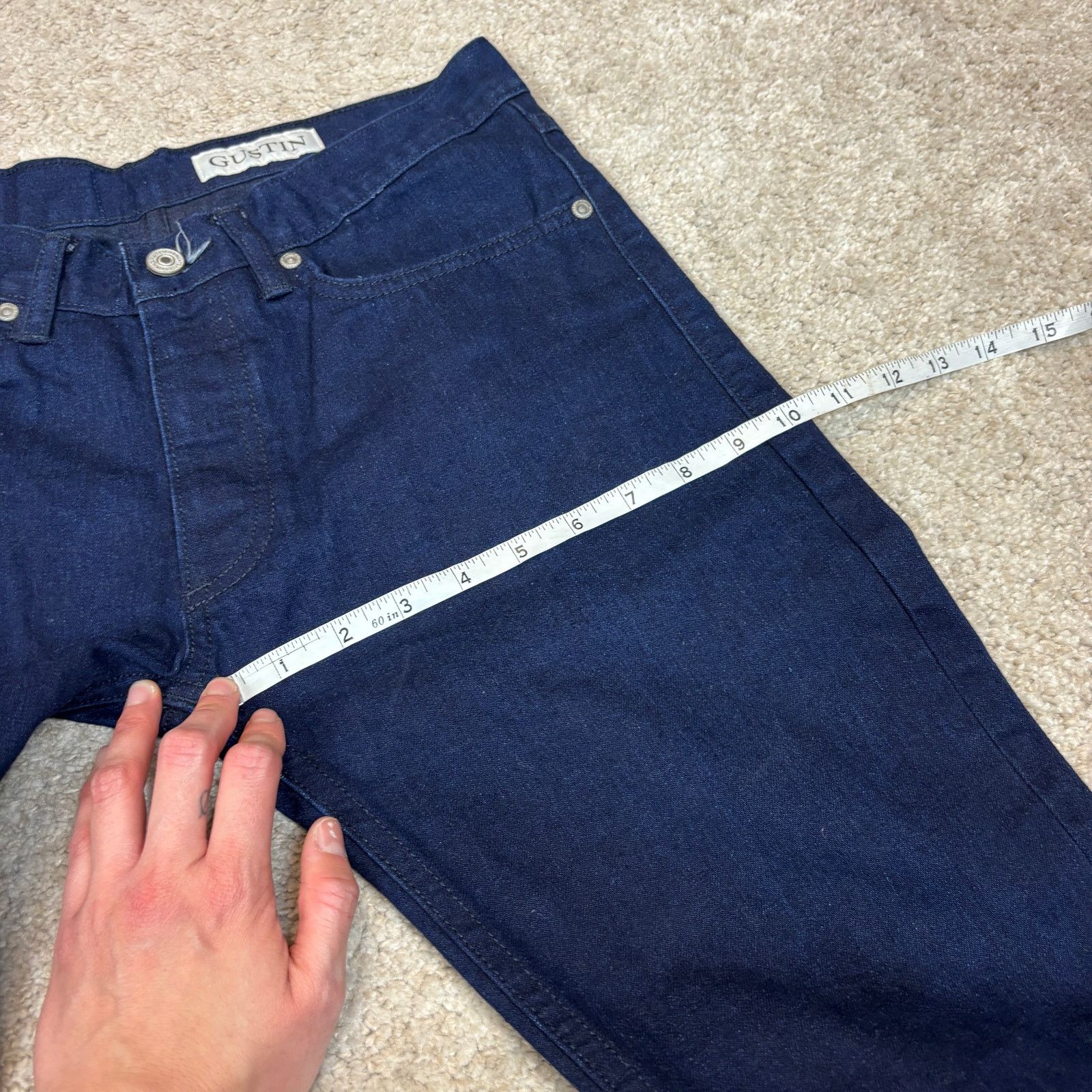 Gustin Gustin California Skinny Selvedge Denim Jeans Men's 32x33 Size US 32 / EU 48 - 10 Thumbnail