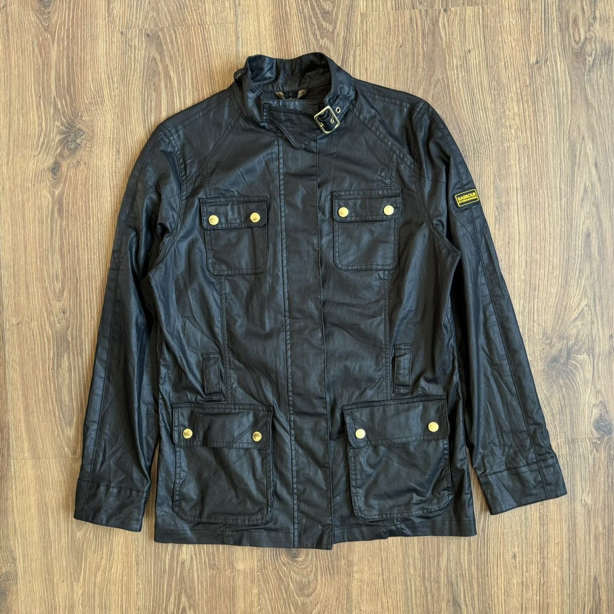 Barbour Barbour International Bearings Jacket Linen Blend Black Wmns Size M / US 6-8 / IT 42-44 - 1 Thumbnail