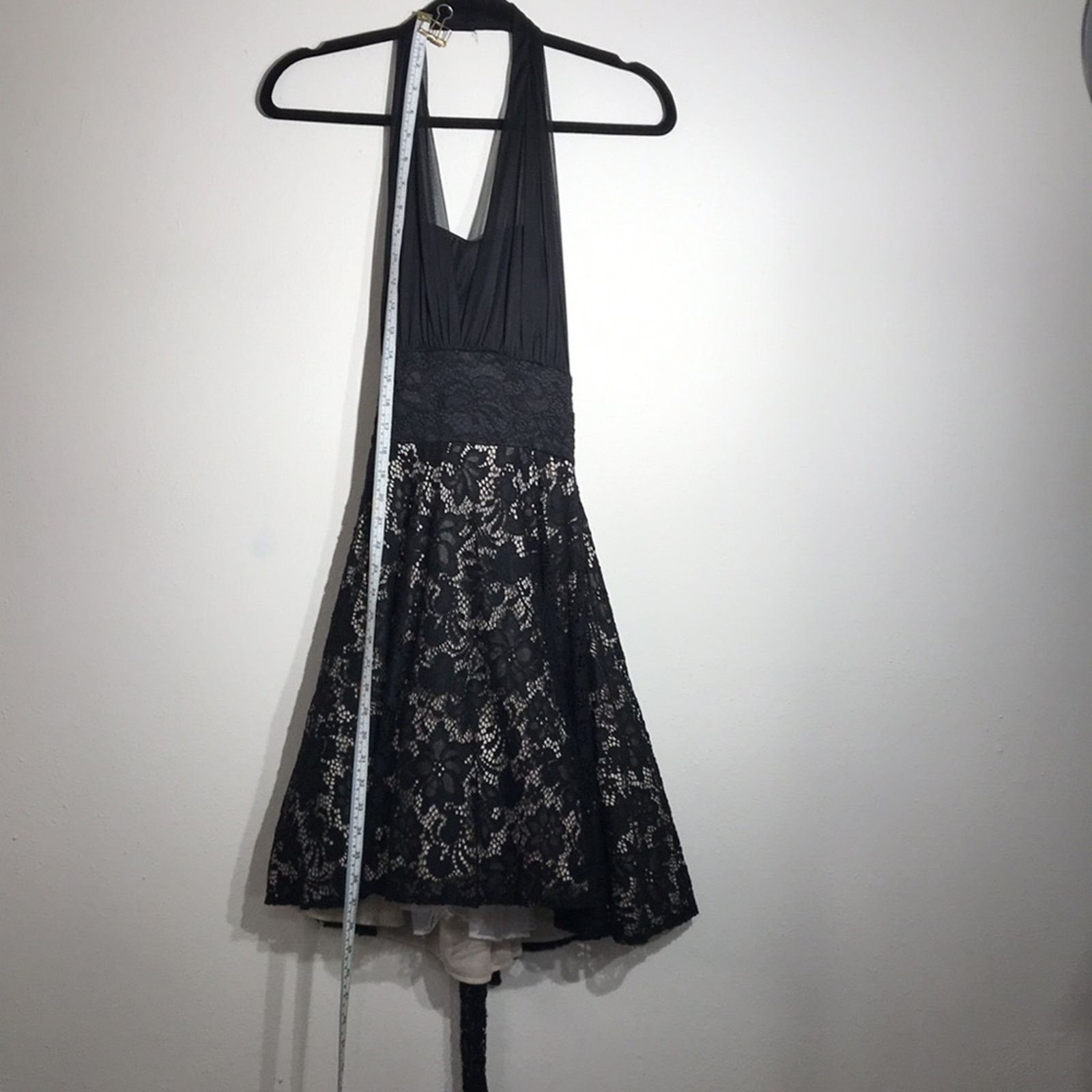 Other FE Forever Black Lace Halter Dress Medium Size M / US 6-8 / IT 42-44 - 2 Thumbnail