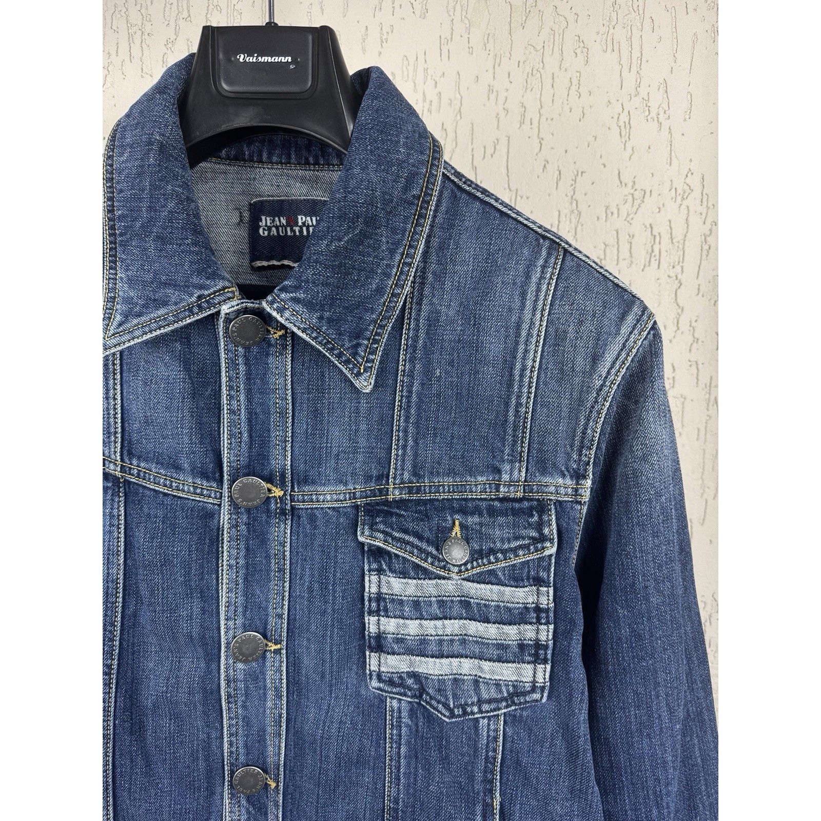 Jean Paul Gaultier Vintage Jean Paul Gaultier Mens Denim Jacket 90s Archive Bl Size US L / EU 52-54 / 3 - 5 Thumbnail