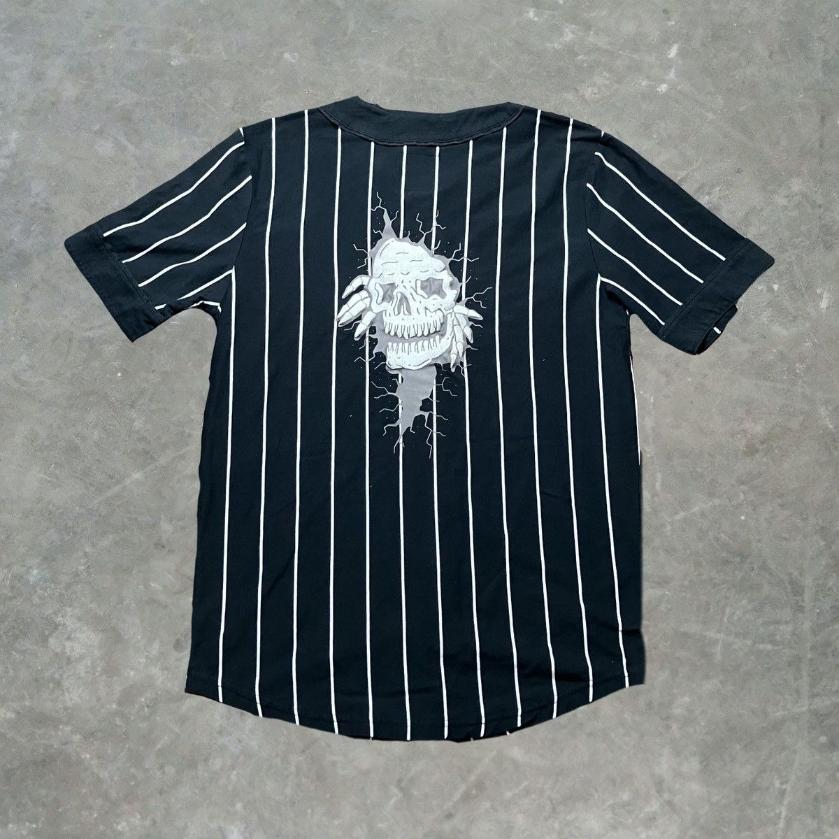 Lurking Class × Zumiez Lurking Class by Sketchy Tank Pinstripe Baseball Jersey Size US M / EU 48-50 / 2 - 3 Thumbnail