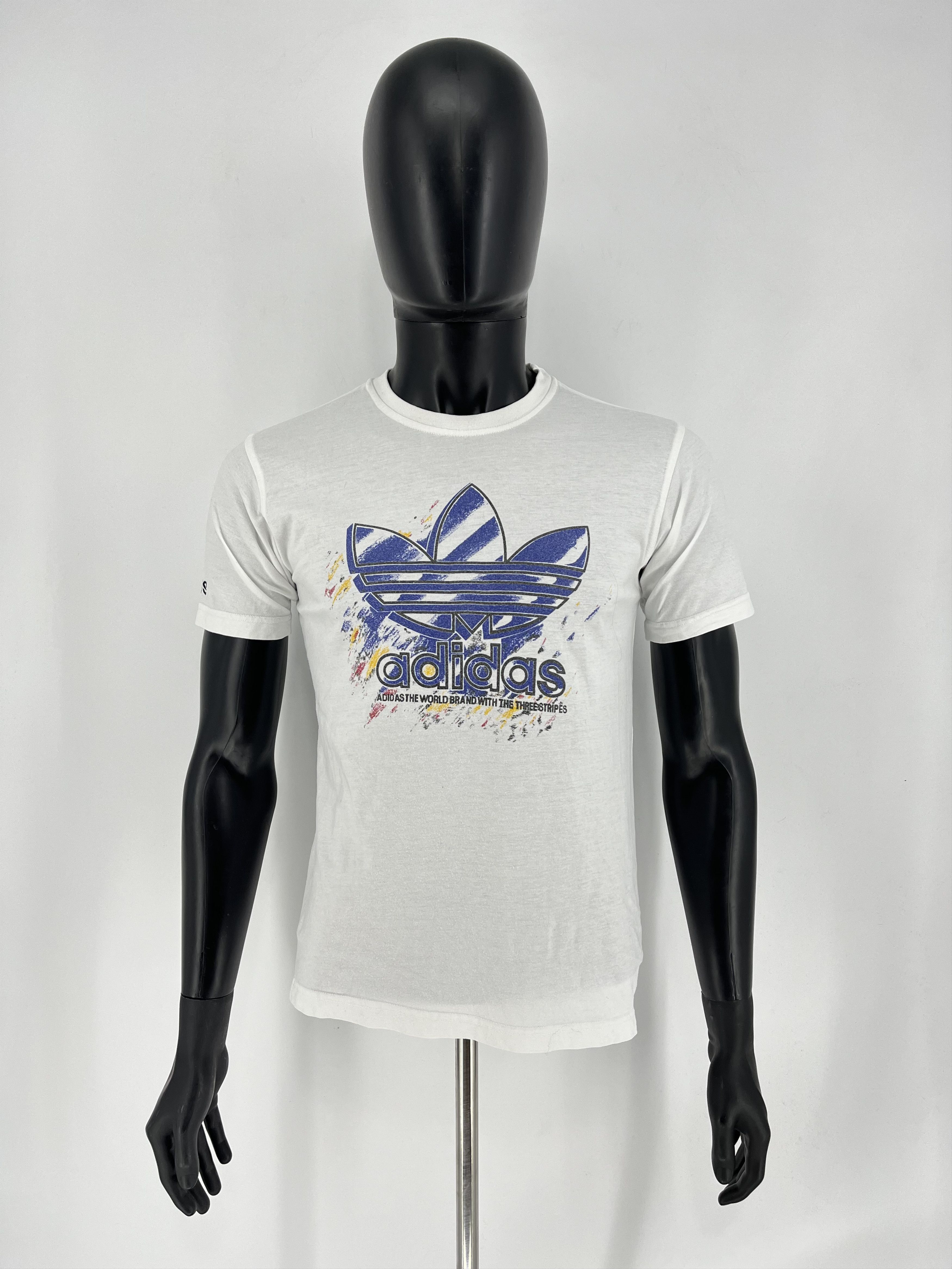 Adidas × Vintage Adidas Vintage 90s T-Shirt Tee Y2K Streetwear Size US XS / EU 42 / 0 - 2 Thumbnail