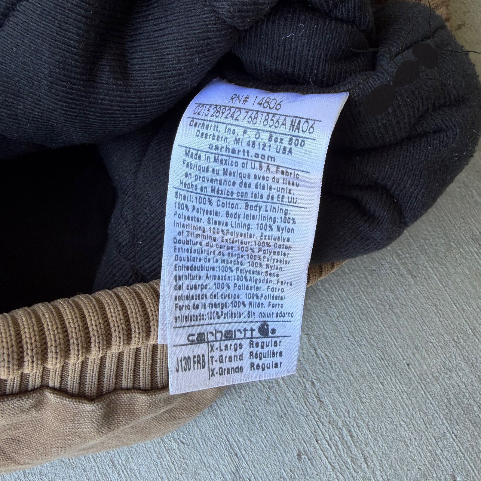 Carhartt × Vintage Carhartt J130 FRB brown hooded work wear jacket Size US XL / EU 56 / 4 - 5 Thumbnail