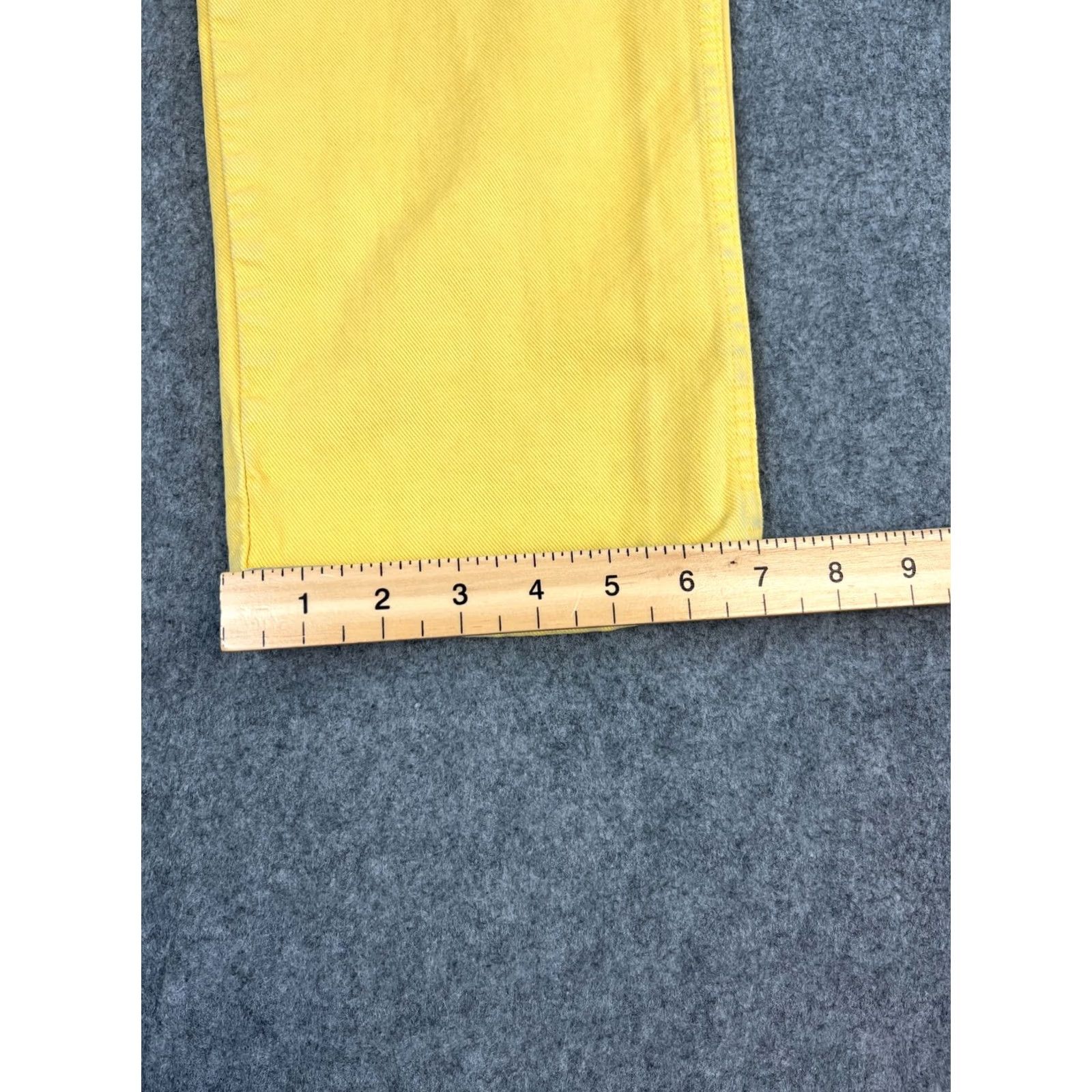 Hugo Boss VINTAGE Hugo Boss Jeans Straight 30 34 Yellow 100% Cotton Denim 5-Pocket Mens Jeans Size US 30 / EU 46 - 3 Thumbnail