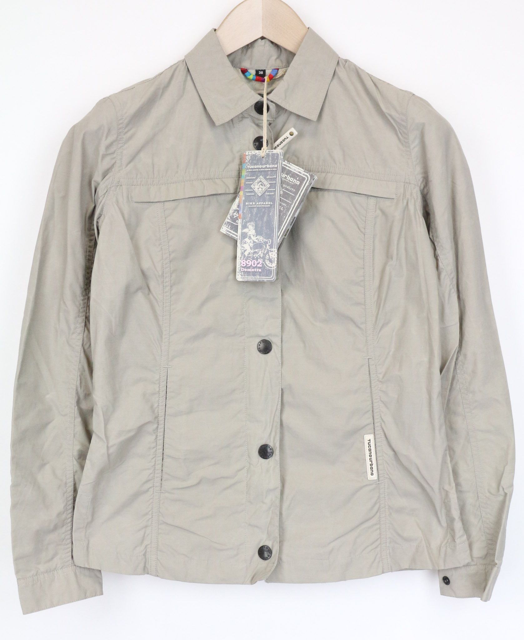 Other DEMETRA IT38 Beige Windproof Motorcycle Jacket 76089 Size M / US 6-8 / IT 42-44 - 1 Thumbnail