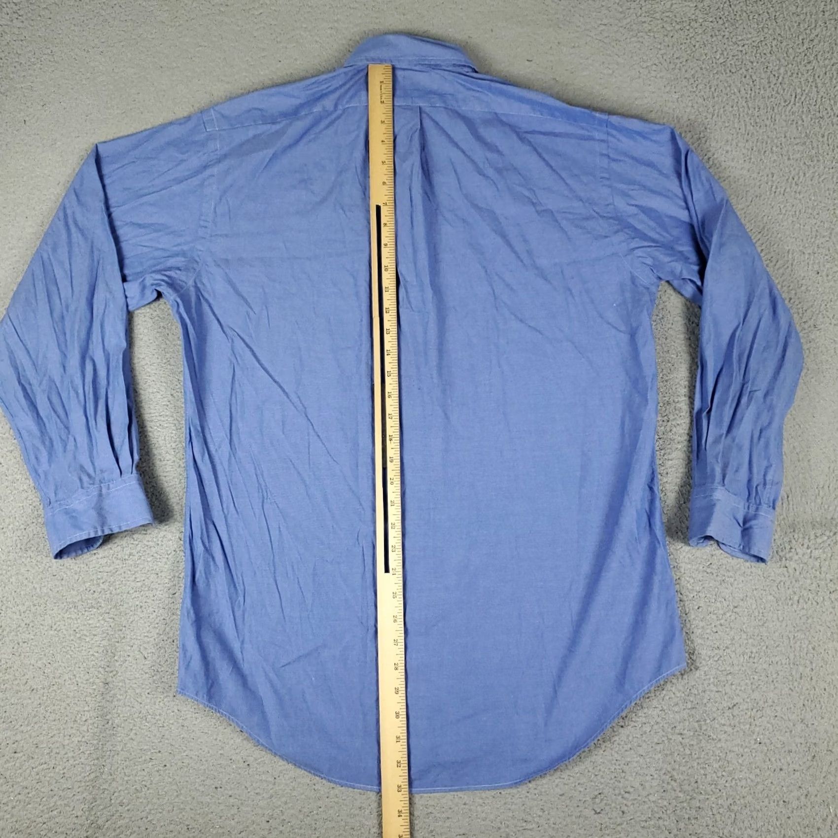 Ralph Lauren Ralph Lauren Mens Size 15 Blue Pony Dress Button Up Long Sleeve * Size 40R - 5 Thumbnail