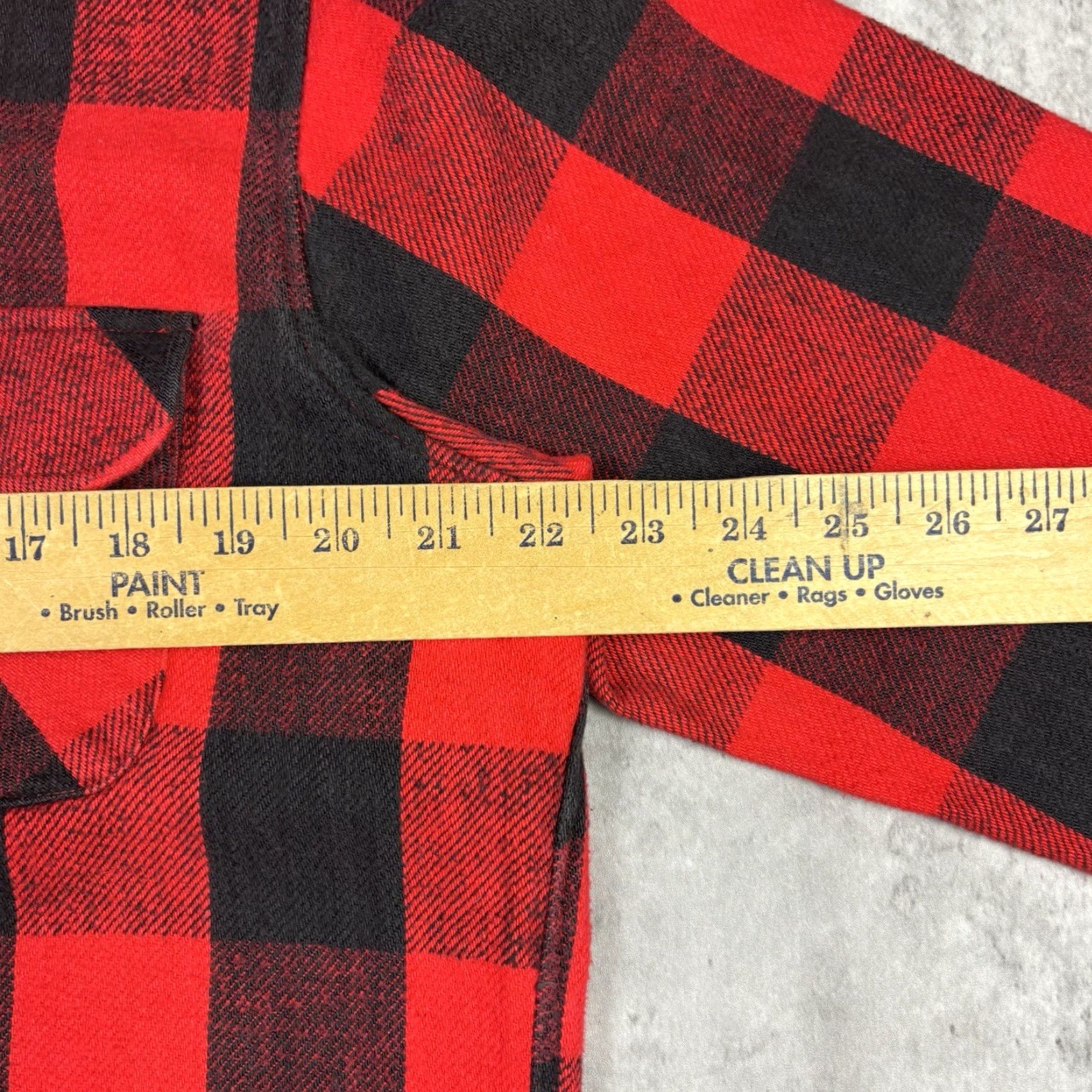 Vintage VINTAGE Pine Grove Flannel Shirt Button Up Cotton Plaid Red Black Large 1990s Mens L Size US L / EU 52-54 / 3 - 3 Thumbnail