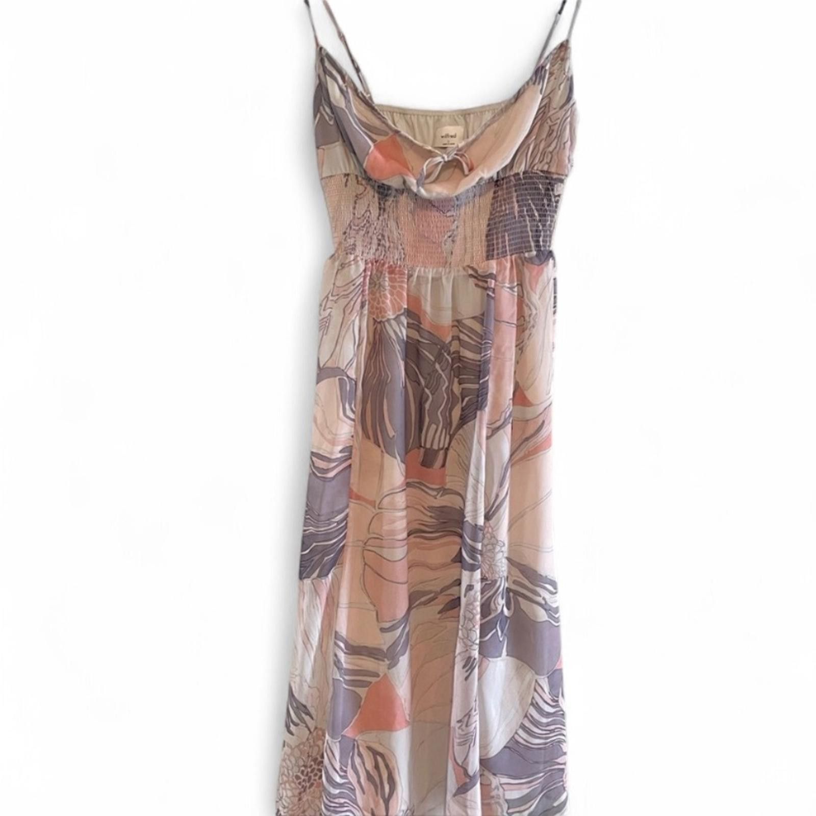 Aritzia Wilfred Cottagecore Floral Maxi Dress Womens Size XS