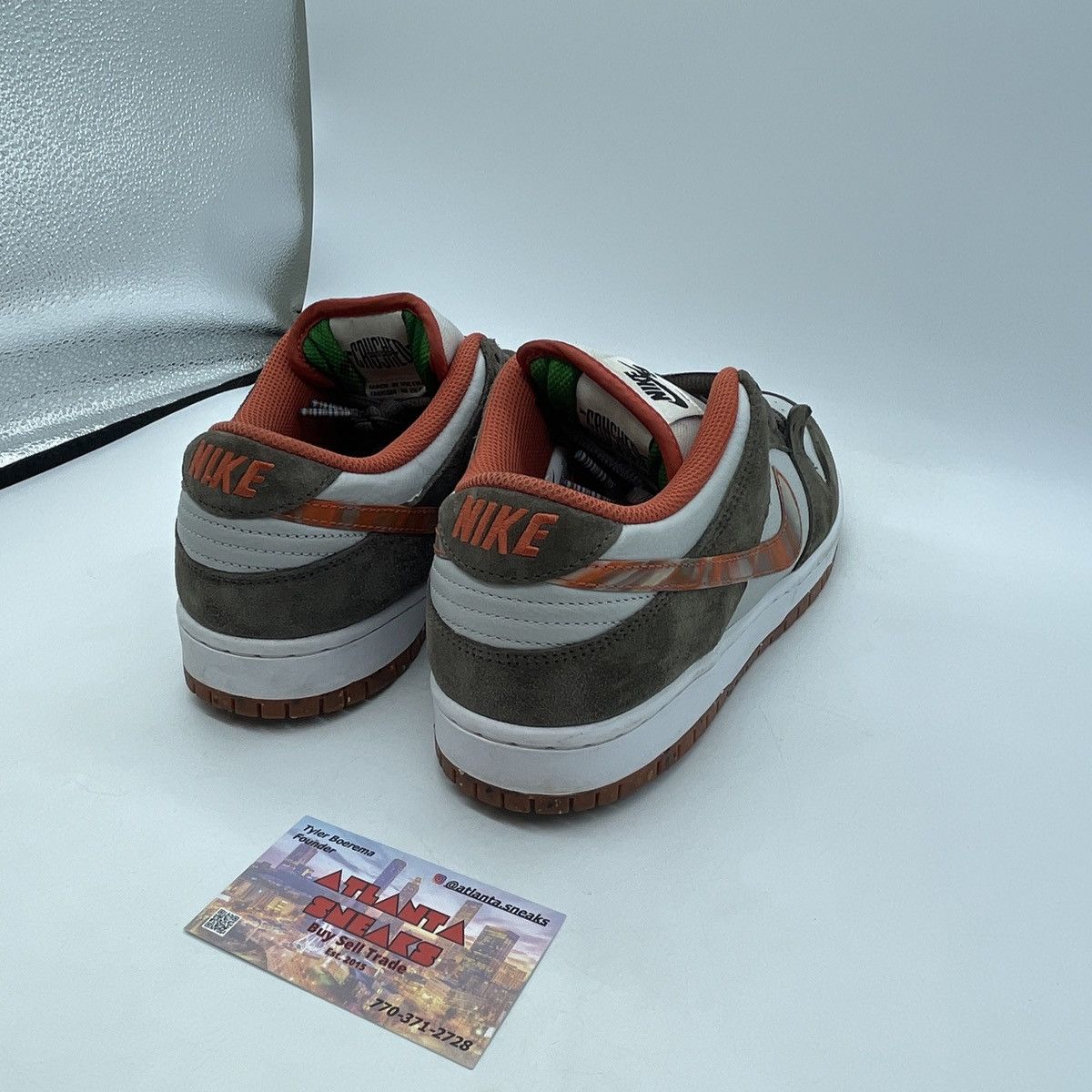 Nike Crushed D.C. x Dunk low golden hour Size US 9 / EU 42 - 5 Thumbnail