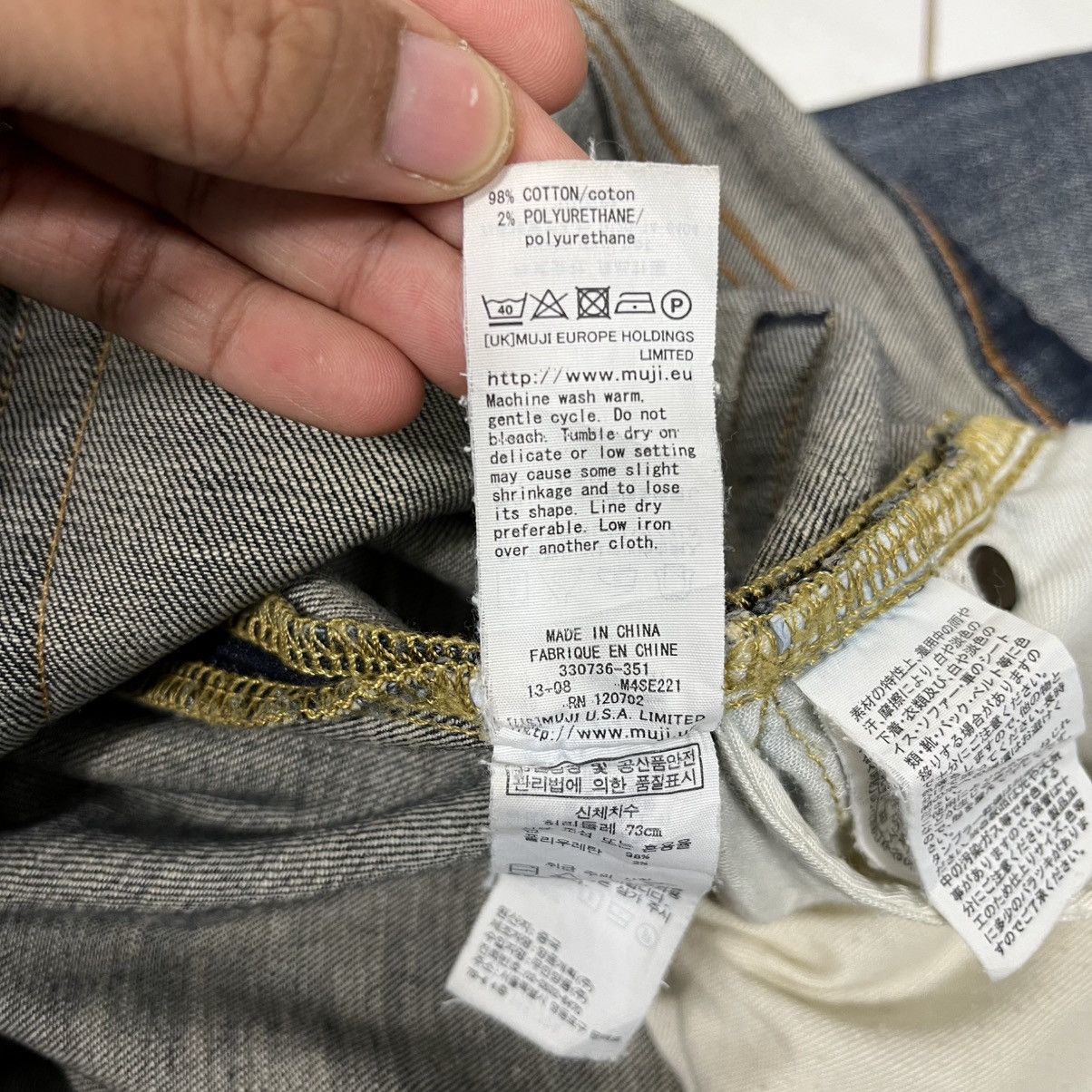 20471120 Vintage Japanese Designer Distressed Denim Jeans Size 30" / US 8 / IT 44 - 19 Thumbnail