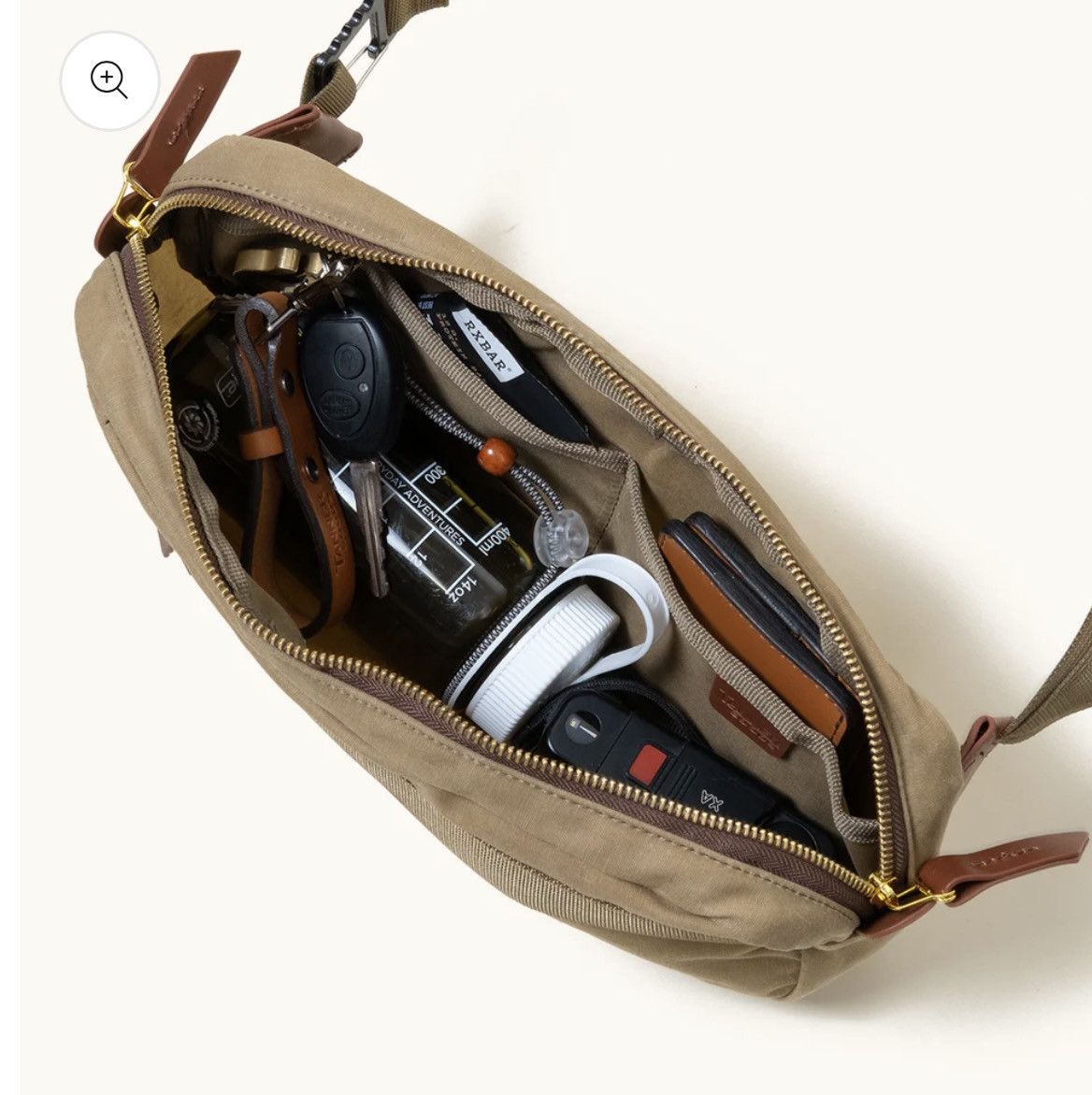 Tanner Goods Canyon Crossbody Pack - Utility Tan (Waxed Canvas) Size ONE SIZE - 10 Thumbnail