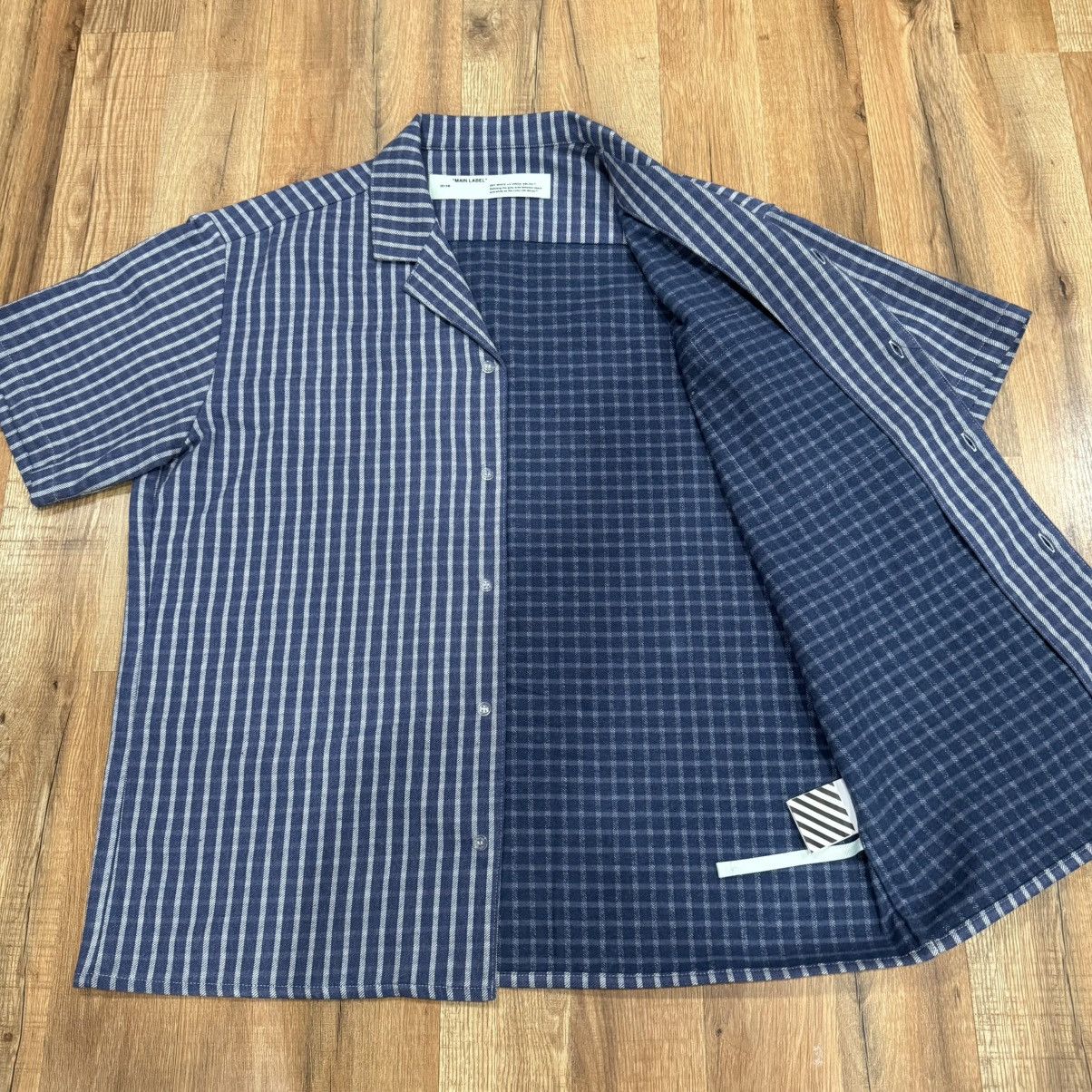 Off-White OFF-WHITE Virgil Abloh Striped Short Sleeve Size US XL / EU 56 / 4 - 5 Thumbnail