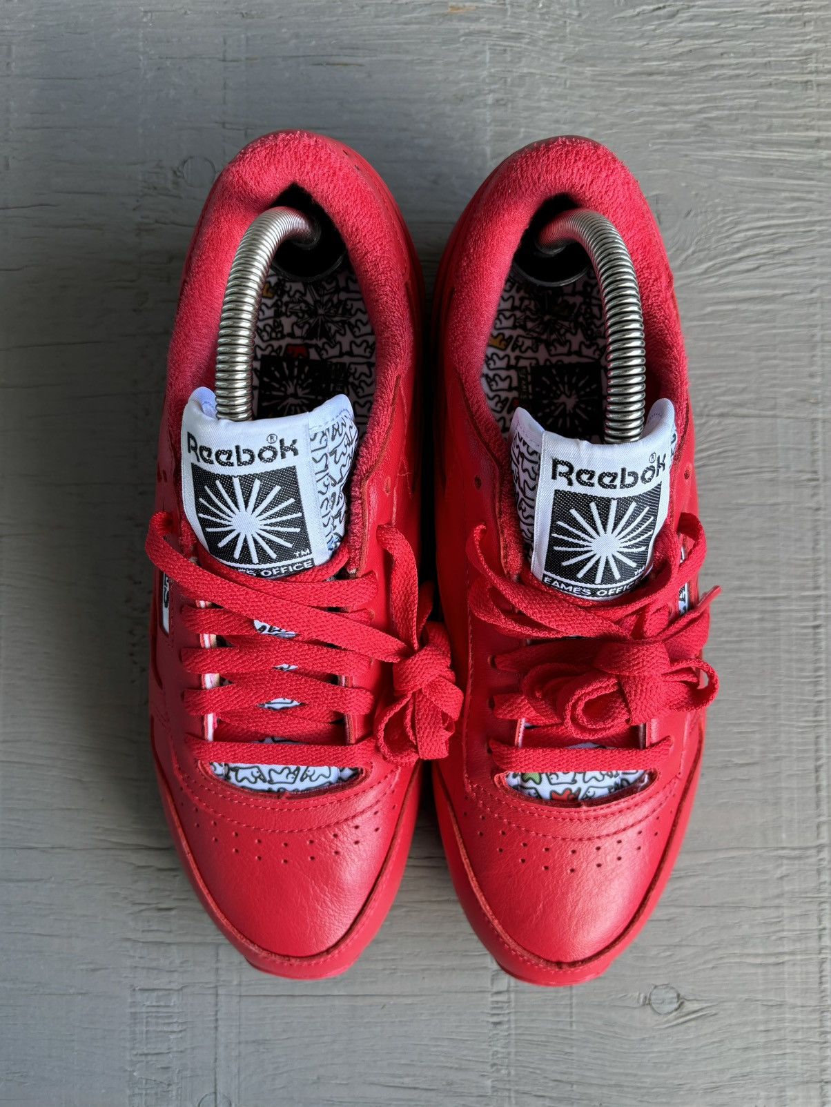 Other × Reebok Reebok x Eames Office Elephant Leather Vector Red October Size US 7 / EU 40 - 11 Thumbnail