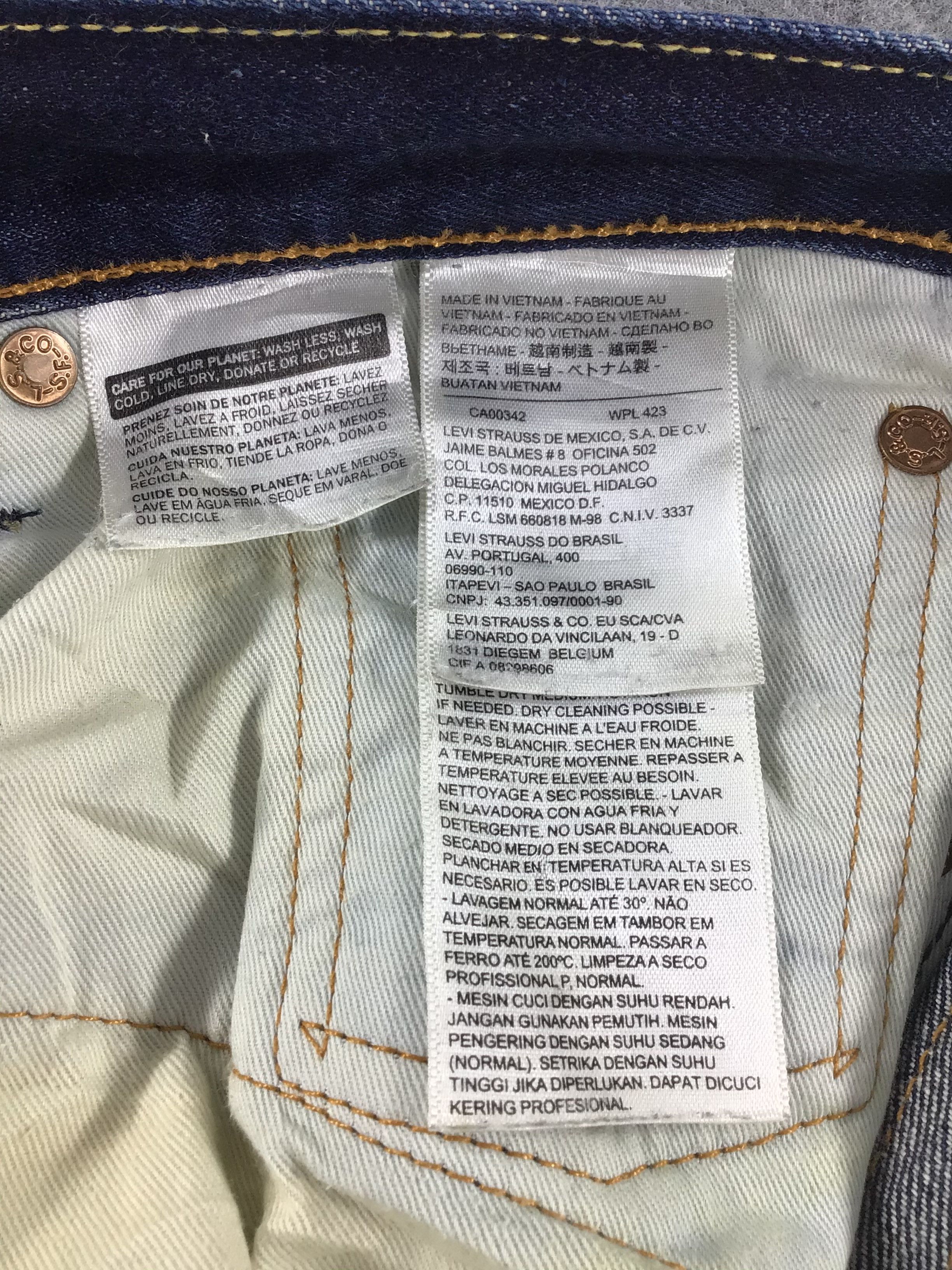 Levi's Levis 502 Jeans-JM078 Size US 36 / EU 52 - 12 Thumbnail