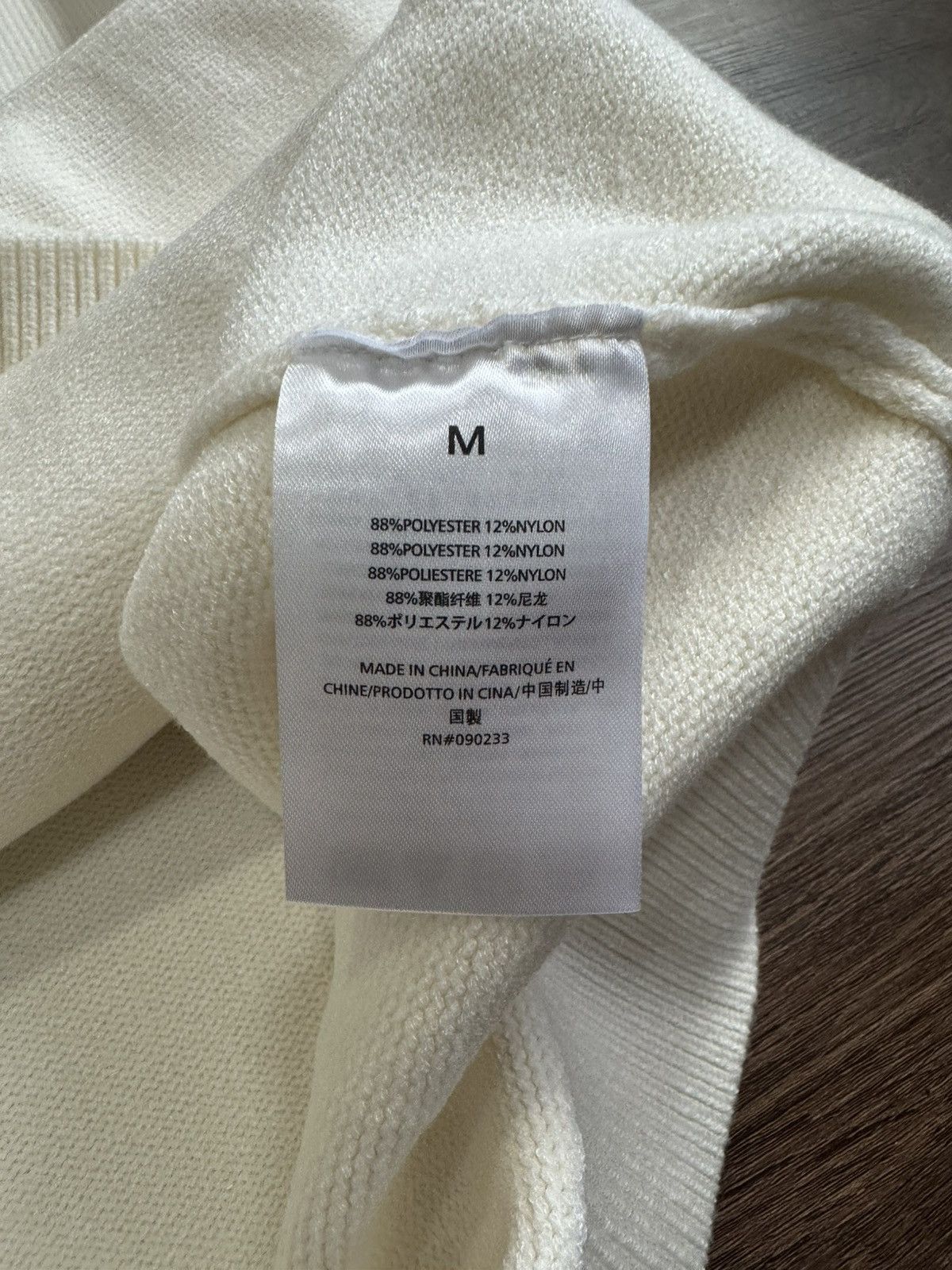 Fear of God Fear of God Essentials Cream Knit Polo Size US M / EU 48-50 / 2 - 6 Thumbnail