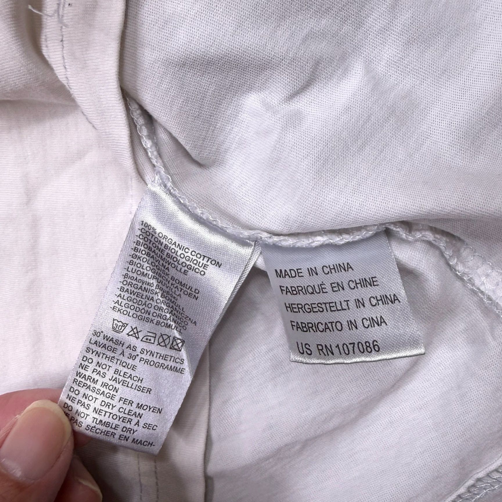 Paul Smith Paul Smith T Shirt Men White Short Sleeve Crew Neck Embroidered Slim Made In China Regular Size M Size US M / EU 48-50 / 2 - 3 Thumbnail