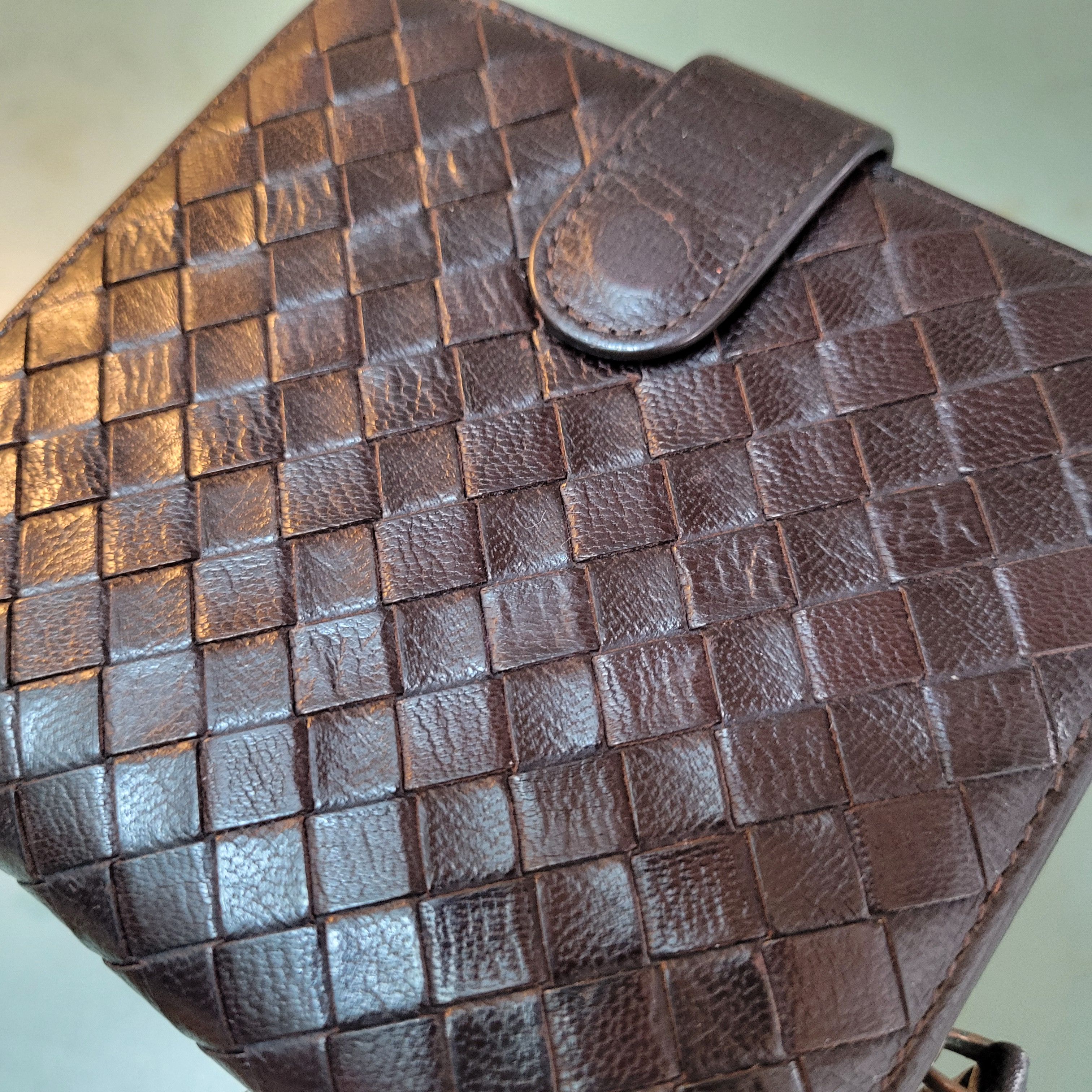 Bottega Veneta Bottega Veneta Intrecciato Weave Compact Snap Leather Wallet Size ONE SIZE - 7 Thumbnail