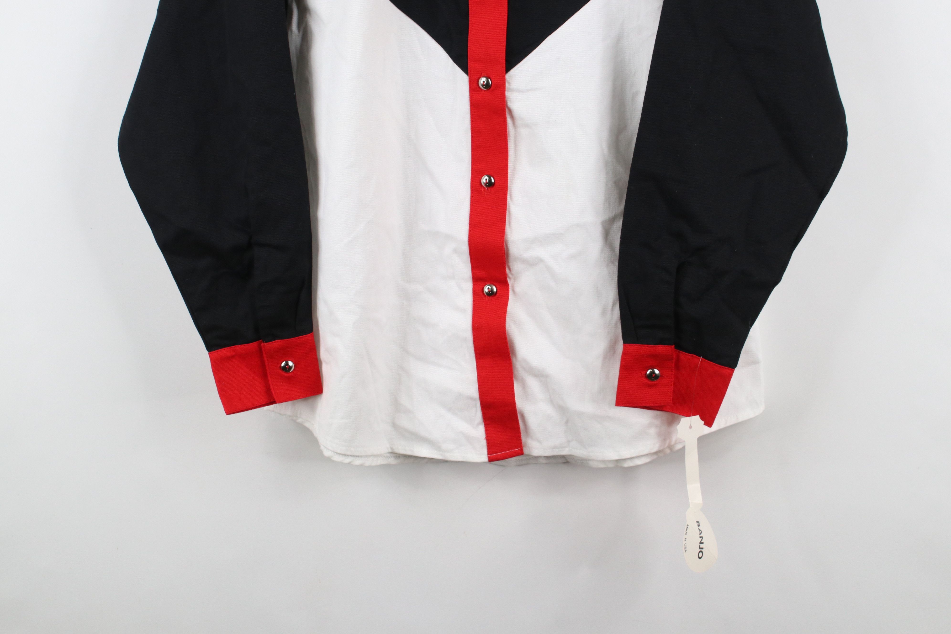 Vintage Deadstock Vintage 90s Rockabilly Rodeo Button Shirt USA Size S / US 4 / IT 40 - 3 Thumbnail