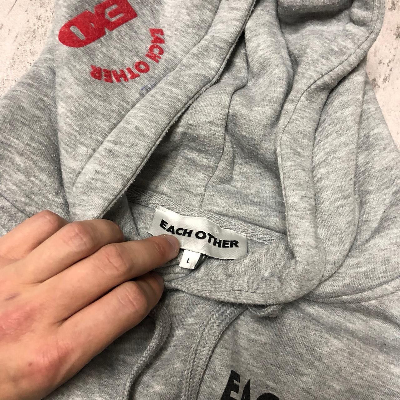 Other Grey and red "Each Other" hoodie Size US M / EU 48-50 / 2 - 3 Thumbnail