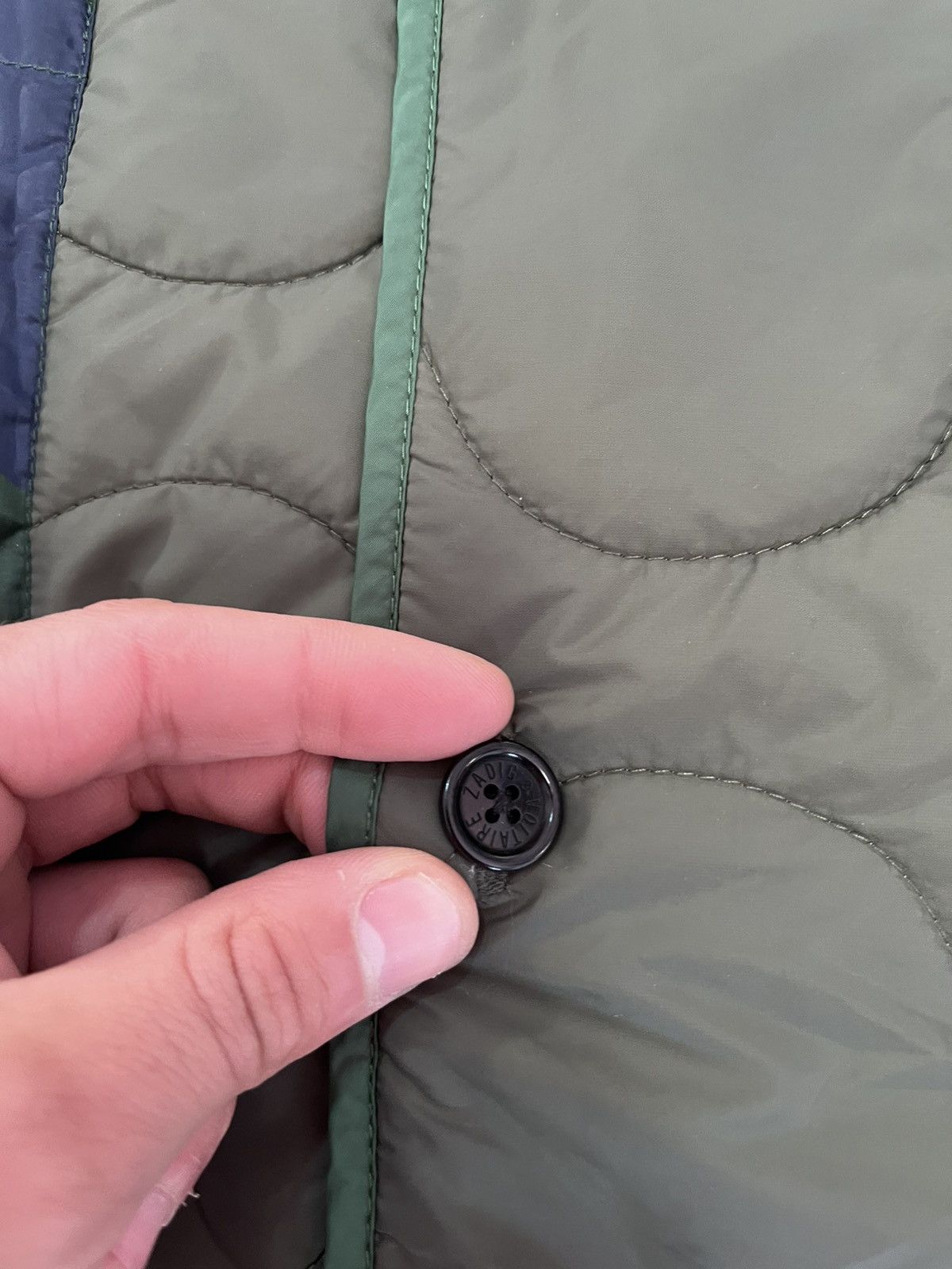 Zadig & Voltaire Zadig & Voltaire Blaka Quilted Jacket Women S Olive Hooded Size S / US 4 / IT 40 - 10 Thumbnail
