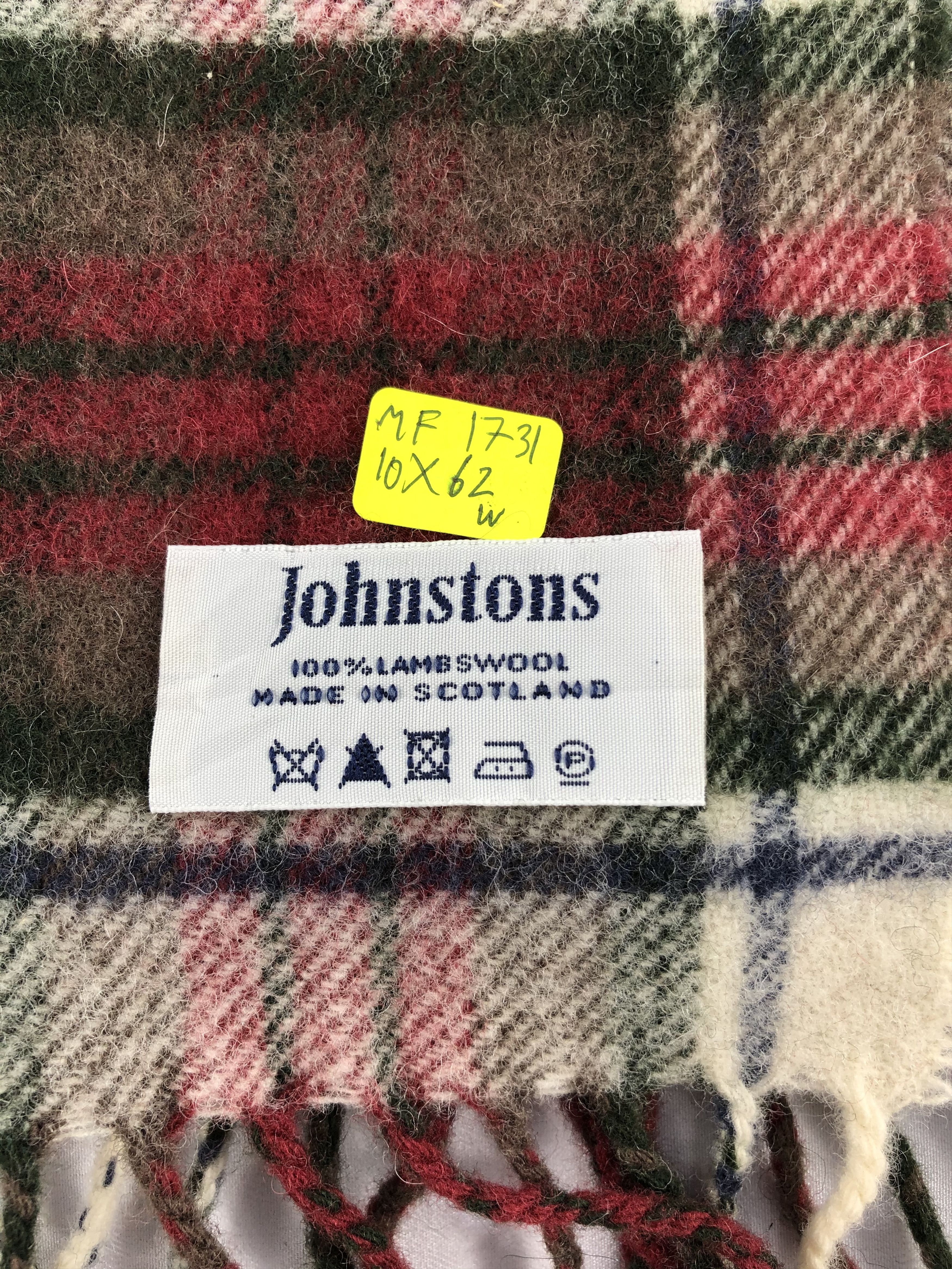 Johnstons Of Elgin Vintage Johnstons Scarf/Muffler/Neckwear MF1731 Size ONE SIZE - 5 Thumbnail