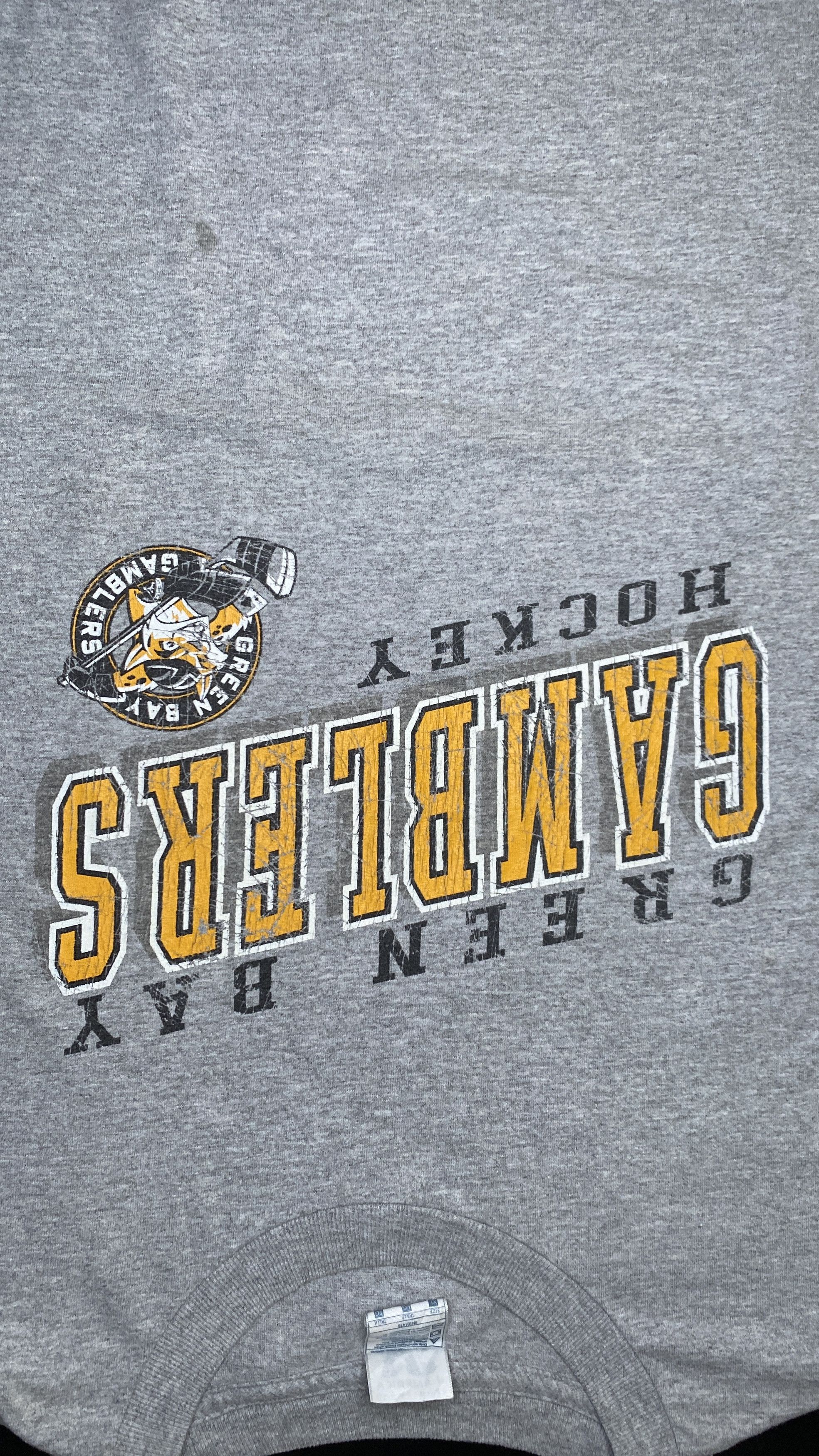 Vintage Vintage Green Bay Gamblers USHL Hockey Tee Distressed Size US XL / EU 56 / 4 - 2 Thumbnail