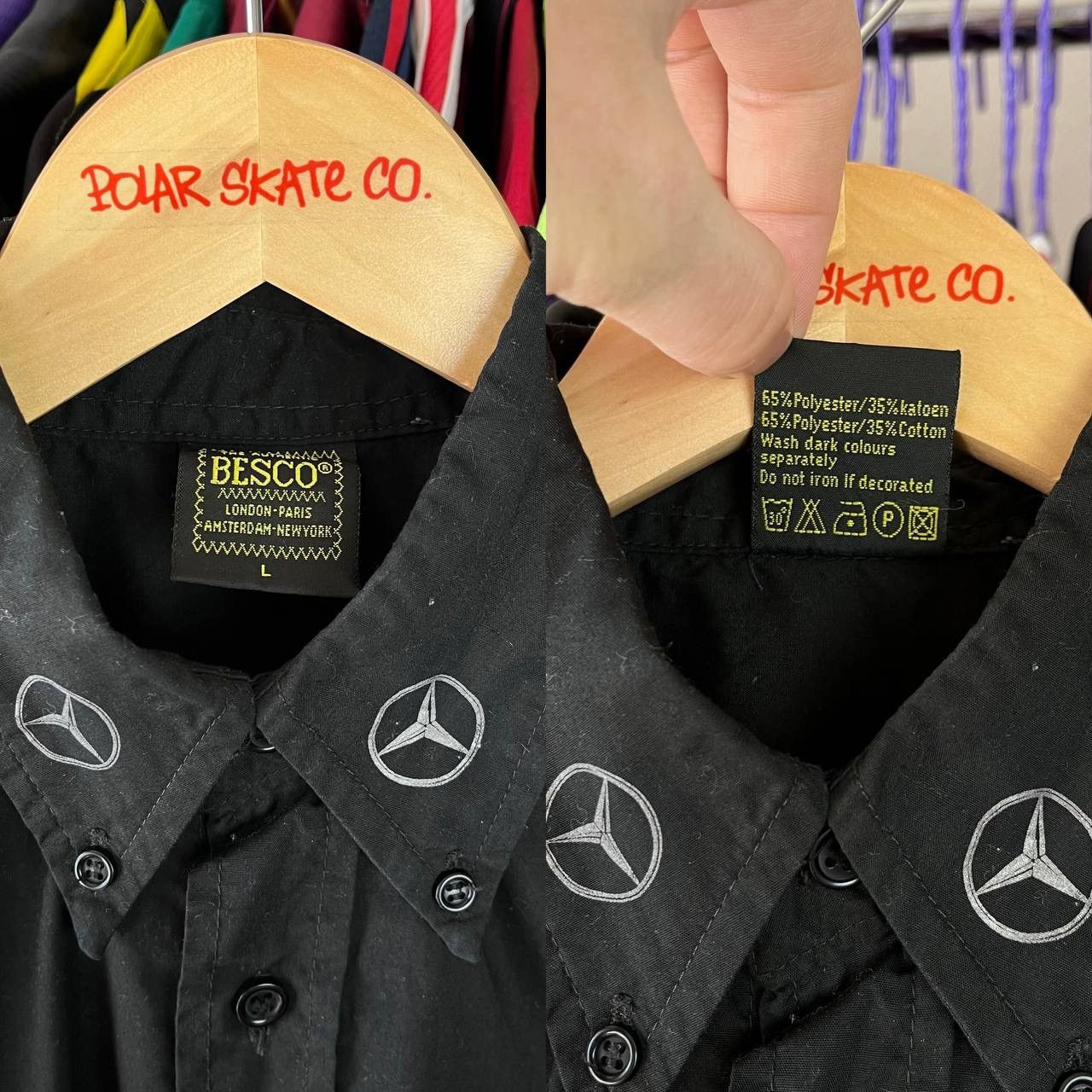 Marlboro × Mercedes-Benz 1980 Mercedes Benz 500 SLC WRC Rallye Cote d'Ivoire Shirt Size US L / EU 52-54 / 3 - 9 Thumbnail