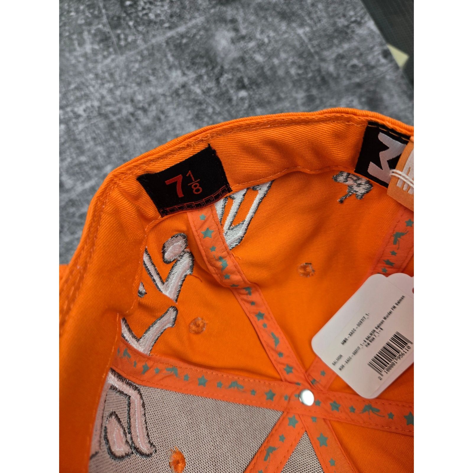 murd333r.fm Murd333rfm. Chop333r Orange Fitted Hat Size 7 1/8 NWT RARE! Size ONE SIZE - 4 Thumbnail