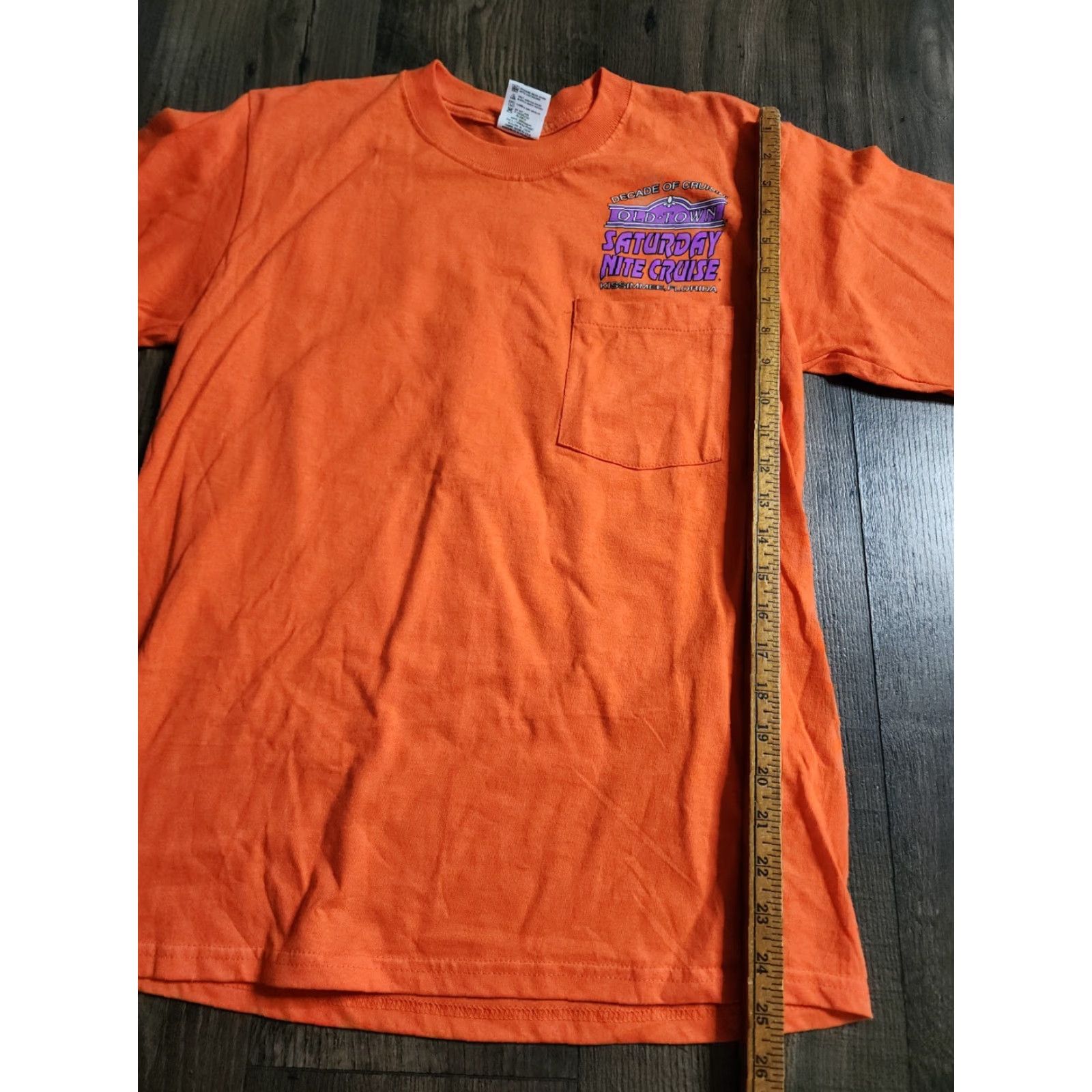 Anvil VINTAGE Anvil T-Shirt Mens M Pocket Orange Cars Florida 2000-2009 Footnotes: none Size US M / EU 48-50 / 2 - 3 Thumbnail