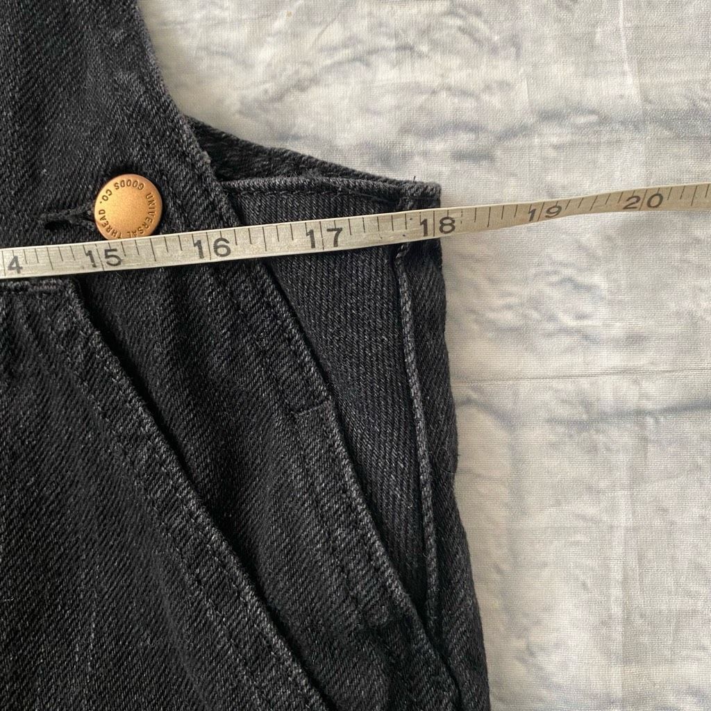 Other Universal thread women XS overall Jean skirt black Size 26" / US 2 / IT 38 - 10 Thumbnail