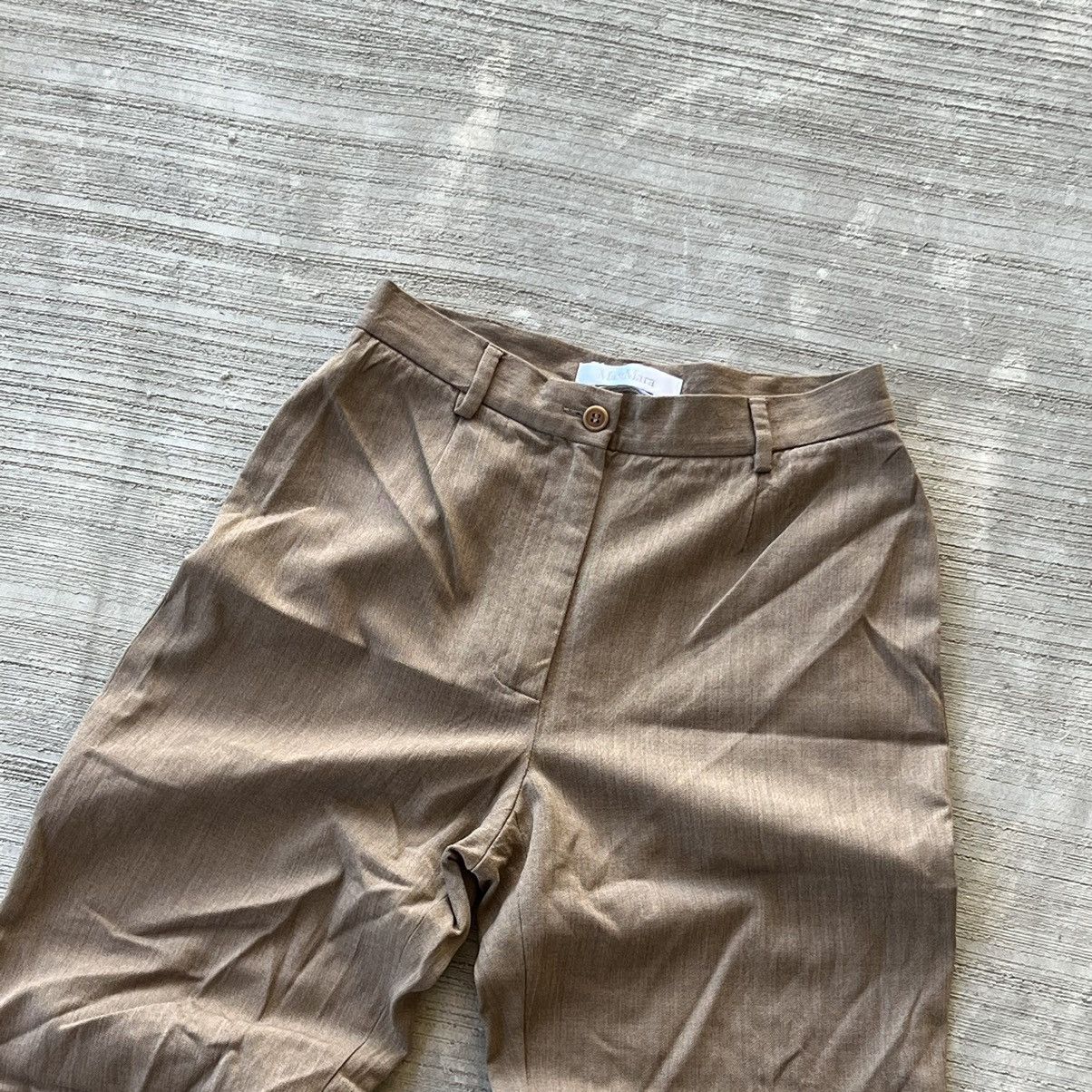 Vintage Max Mara Vintage Wool Pants Size 30" / US 8 / IT 44 - 2 Thumbnail