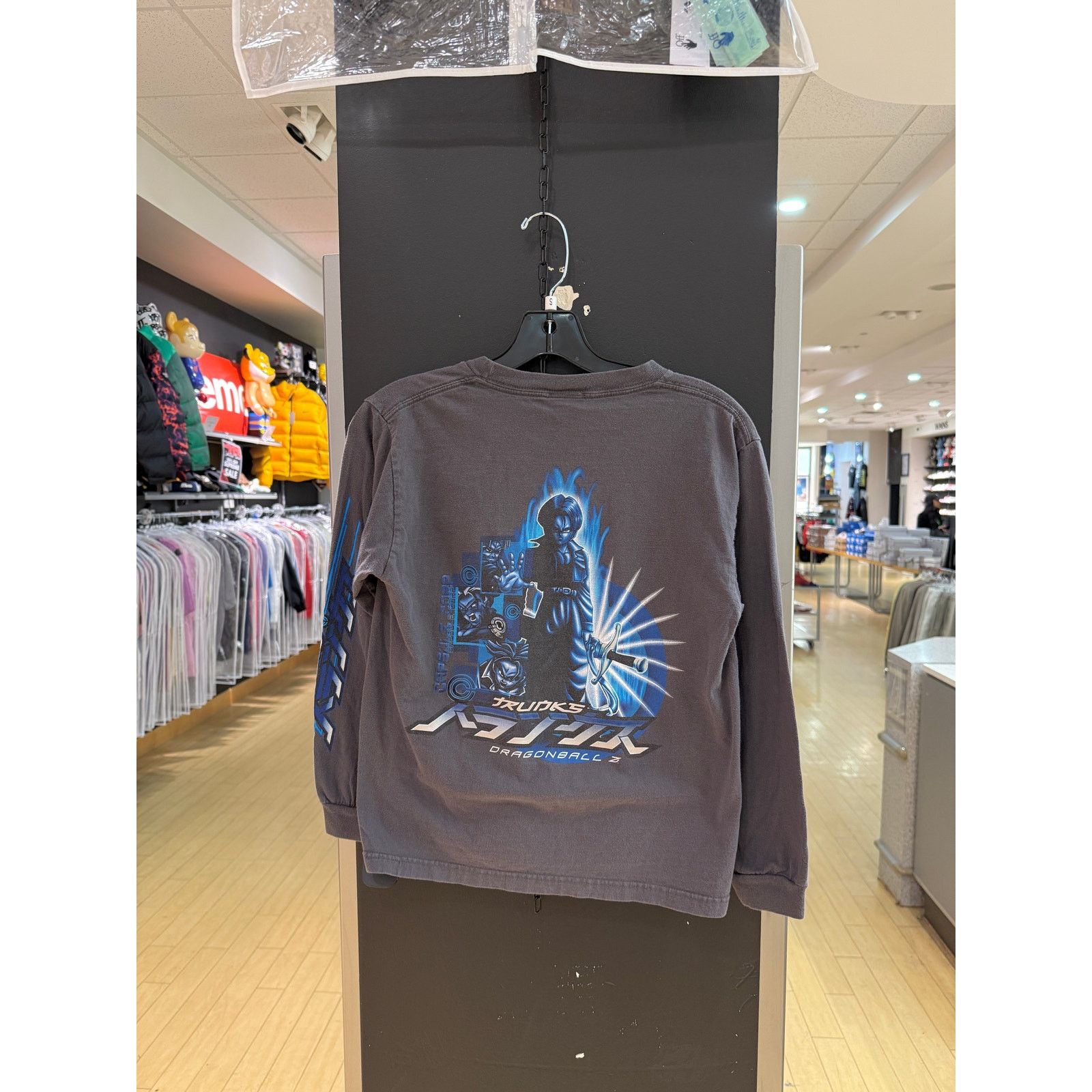 2002 Dragon Ball Z Vintage Trunks Long Sleeve Shirt Youth L