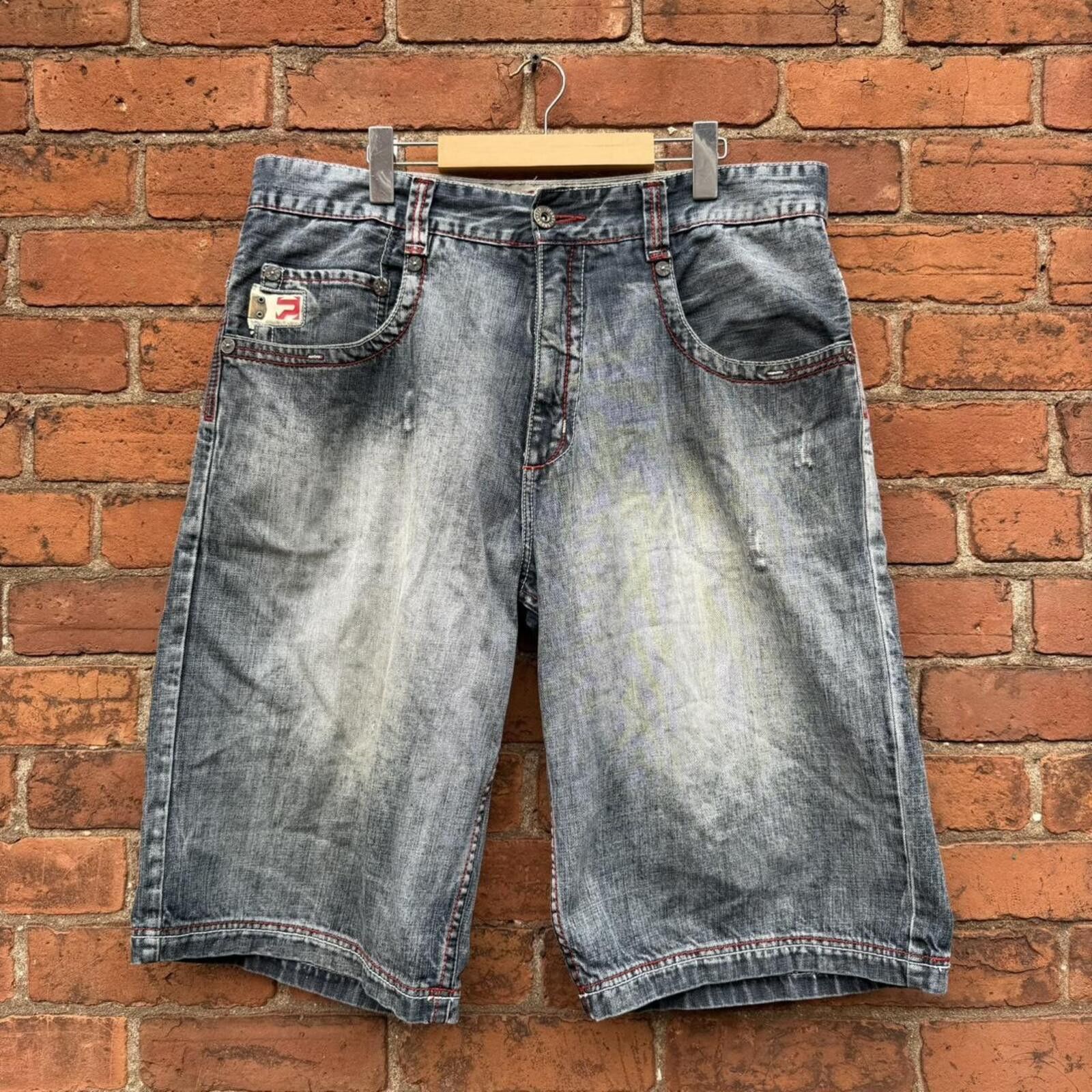 Pepe Jeans vintage Pepe jeans Jean shorts 00s jorts 38x14 Size US 38 / EU 54 - 3 Thumbnail