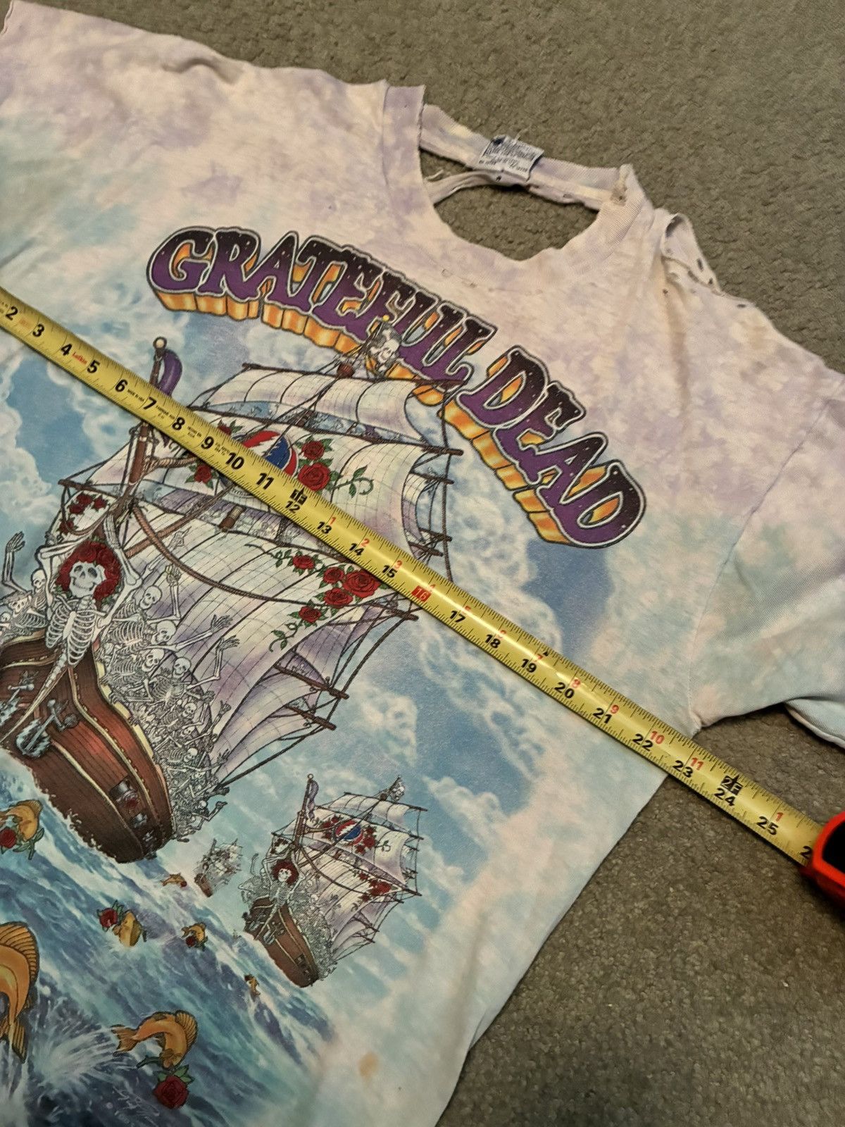 Liquid Blue Vintage distressed 90s Grateful Dead Liquid Blue tee Size US XL / EU 56 / 4 - 8 Thumbnail