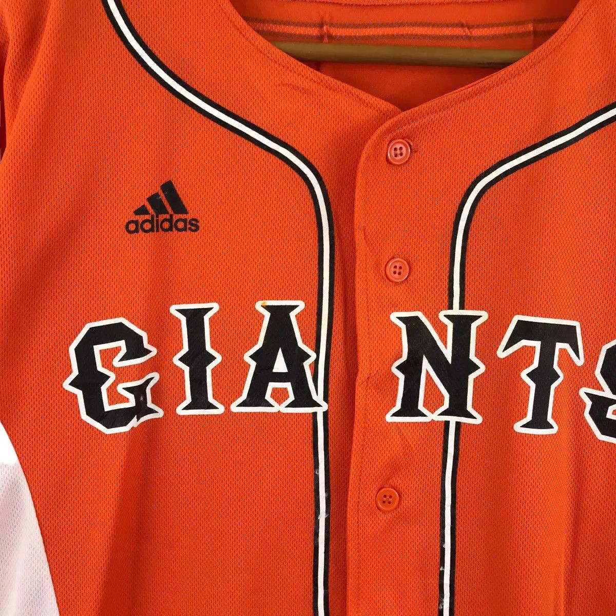 Adidas Vtg ADIDAS x YOMIURI GIANTS Nippon Japan Baseball Jersey Size US L / EU 52-54 / 3 - 4 Thumbnail