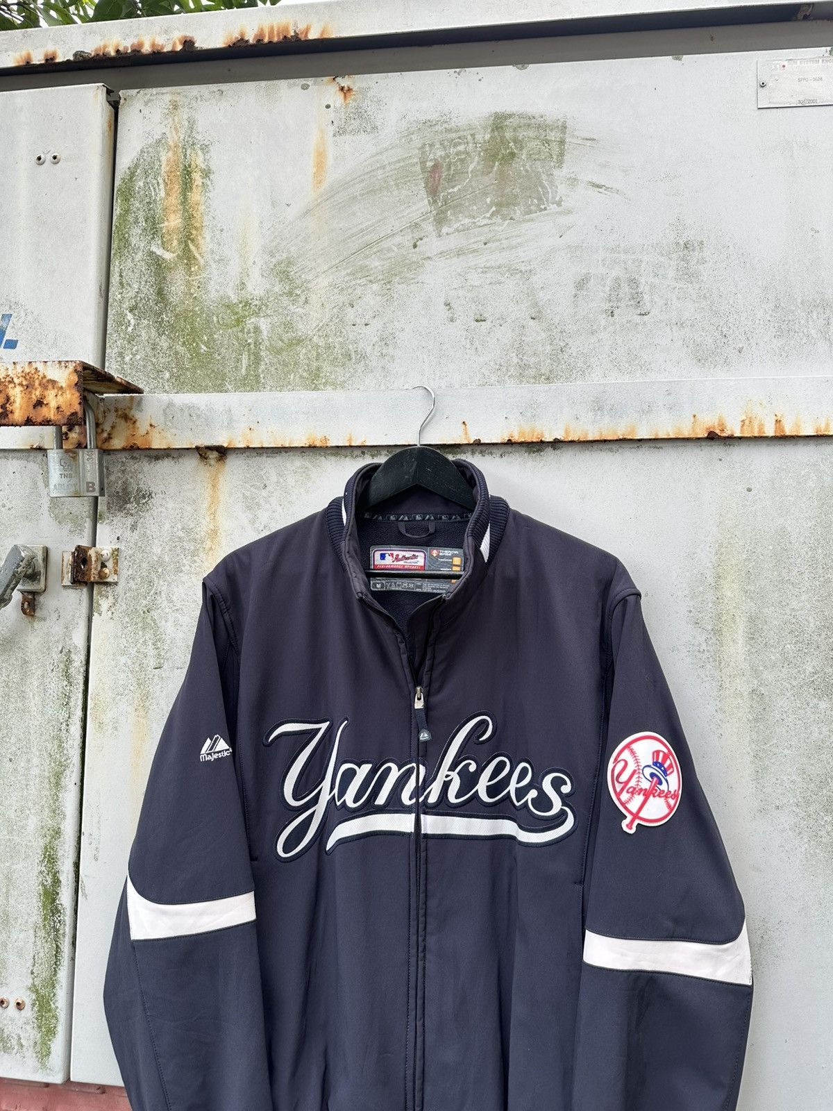 Majestic 👹Yankees X Majestic MLB Bomber Jacket Size US M / EU 48-50 / 2 - 4 Thumbnail